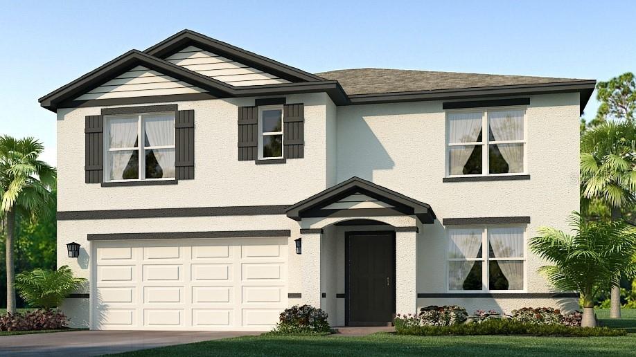 Under Construction. Receive up to $10,000 towards closing costs & special interest rates with the use of our preferred lender - Now through Sunday, August 2nd.
This two-story, all concrete block constructed home has a large open-concept downstairs with a kitchen overlooking the living and dining room. The kitchen comes equipped with a refrigerator, electric range, microwave and built-in dishwasher. The first floor also features a flex room that provides an area for work or for play, a bedroom, full bathroom, and an outdoor patio. The second floor includes an expansive Bedroom 1, three additional bedrooms that surround a second living area, a third full bathroom, and a laundry room equipped with a washer and dryer. Pictures, photographs, colors, features, and sizes are for illustration purposes only and will vary from the homes as built. Home and community information including pricing, included features, terms, availability and amenities are subject to change and prior sale at any time without notice or obligation.