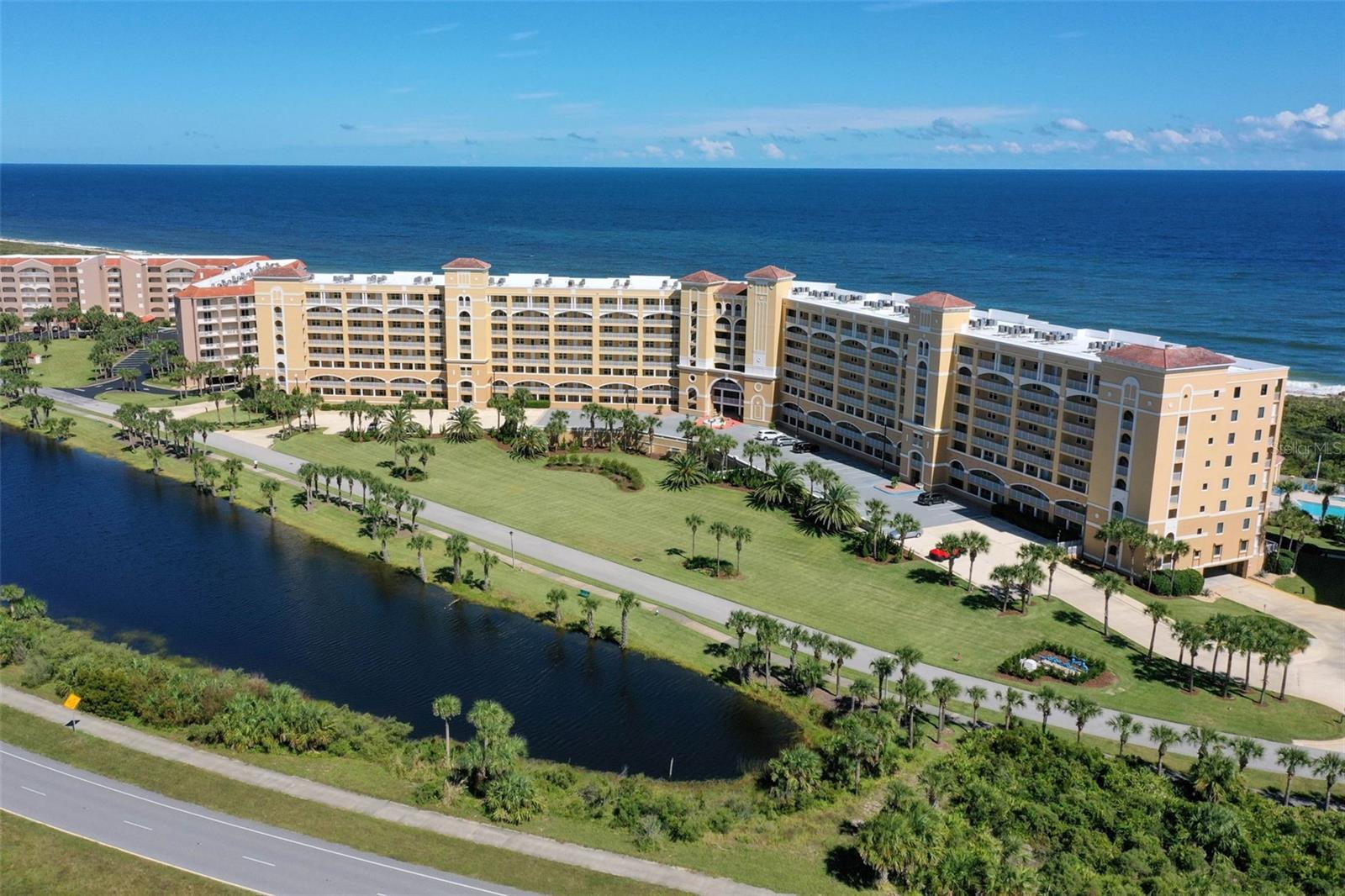Experience the best of Florida coastal living in this beautifully maintained condominium located in the highly sought-after, gated community of Matanzas Shores. Perfectly positioned between the Atlantic Ocean and the Intracoastal Waterway, this unique community offers the rare opportunity to enjoy both oceanfront living and direct Intracoastal access.

This inviting residence features a light and bright open floor plan with spacious living and dining areas designed for comfortable everyday living and effortless entertaining. Large windows fill the home with natural light while creating a relaxing coastal atmosphere. Whether you're searching for a full-time residence, weekend retreat, or investment opportunity, this property offers the perfect blend of comfort and location.

Residents enjoy private deeded beach access to one of Flagler County's pristine, no-drive beaches, along with exceptional amenities including an oceanfront clubhouse with fitness center, heated swimming pool, tennis courts, pickleball, shuffleboard, walking and biking trails, and beautifully maintained grounds.

One of Matanzas Shores' most desirable features is its private Intracoastal River Club, offering a fishing pier, community dock, gazebo, kayak storage and launch, and breathtaking sunsets over the water. Spend your mornings on the beach, afternoons kayaking the Intracoastal, and evenings relaxing in this peaceful coastal community.

Conveniently located just minutes from Marineland, Washington Oaks Gardens State Park, historic St. Augustine, and all that Palm Coast has to offer, this is resort-style living at its finest. Don't miss your opportunity to own in one of the area's most unique waterfront communities where the Atlantic Ocean and Intracoastal Waterway are both at your doorstep.