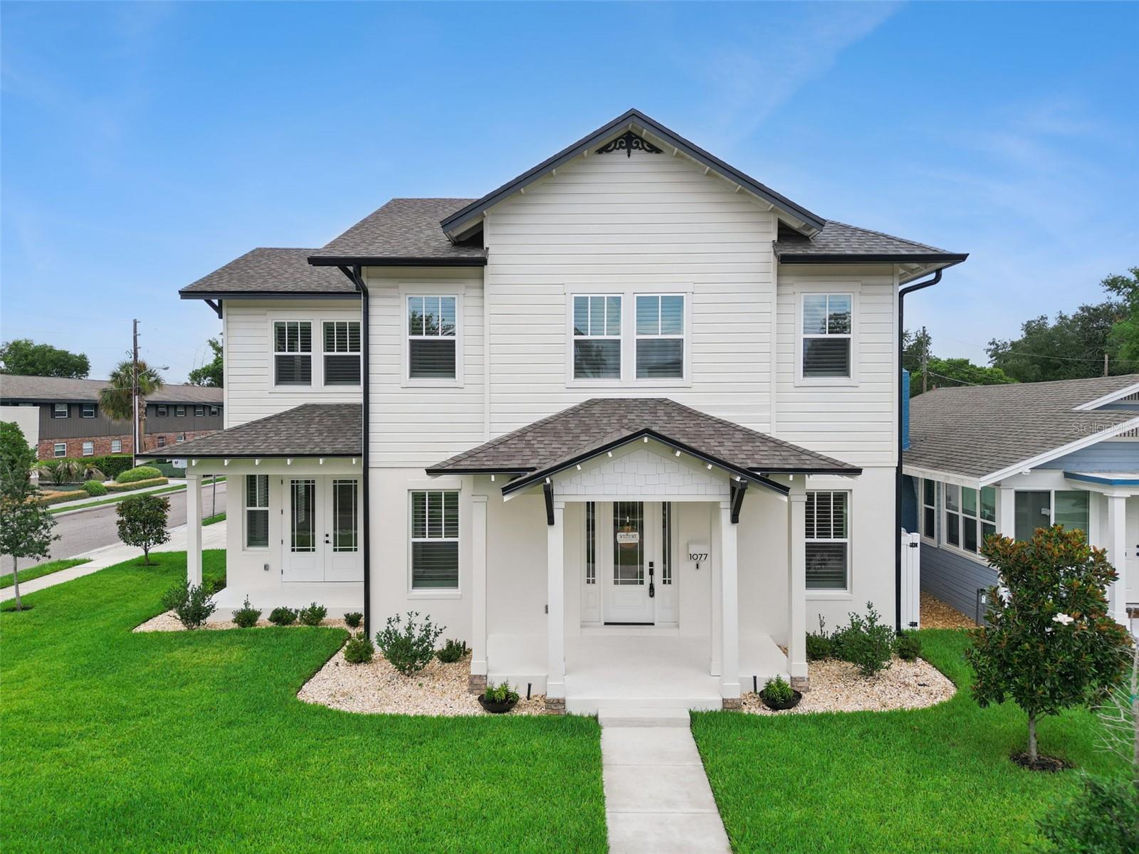 Virtually Staged. Brand-New Luxury Home for Lease in Winter Park's Most Walkable Neighborhood

Live in one of Central Florida's most desirable communities without compromising on space, style, or location. This brand-new, never-lived-in home by Nautilus Homes offers 4 bedrooms, 4 full bathrooms, a private office, and over 3,000 square feet of refined living, all in the heart of Winter Park, steps from everything that makes this city special.

The moment you walk in, the difference is obvious. Crème Brûlée wide-plank wood flooring flows throughout, setting a warm, elevated tone that carries into every room. The open-concept living area is anchored by a built-in wine and coffee bar, perfect for morning routines and evening wind-downs alike.

The chef's kitchen is the heart of the home, featuring custom ceiling-height cabinetry, a handcrafted wood range hood, and high-end finishes designed for serious cooking and effortless entertaining. Just off the kitchen, a beautifully appointed butler's pantry finished in statement Kit-Kat tile connects seamlessly to the formal dining room, a layout that makes hosting feel natural, not stressful.

The floor plan gives everyone their own space. A private office and a full en-suite bedroom on the main level offer flexibility for working from home, hosting guests, or accommodating multigenerational living. Upstairs, three additional bedroom suites each feature walk-in closets and their own beautifully finished bathrooms, no sharing, no compromising.

The primary suite is in a category of its own. A spa-inspired bathroom with a freestanding soaking tub, an oversized 9-foot walk-in shower with dual sprayers, a frameless glass enclosure, and sleek linear drainage make every morning feel intentional. The walk-in closet is generously sized and thoughtfully designed.

Additional features include a 2-car attached garage, central air and heating, an irrigation system, wood flooring throughout, and electric dryer hookup, everything you'd expect in a home at this level, with nothing left out.

Outside, you're minutes from Park Avenue, Winter Park Village, East End Market, and a tight-knit community known for tree-lined streets, top-rated schools, and a pace of life that feels a world away from the rest of Orlando.

This is the rare rental that actually lives up to the photos. Reach out today, homes like this don't stay available long.