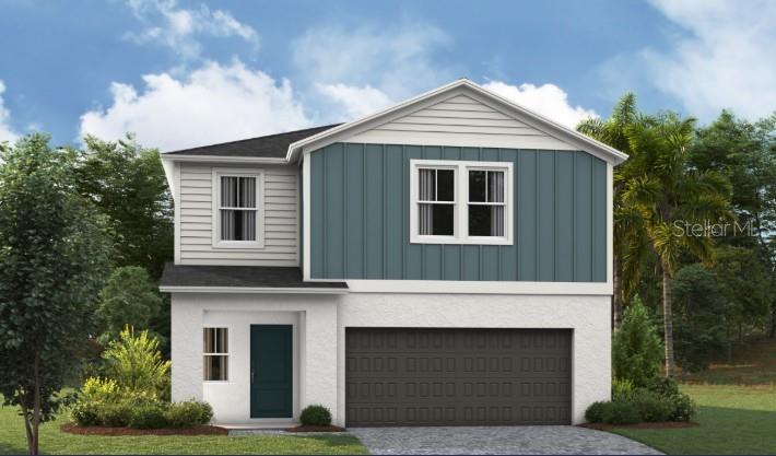 Under Construction. Valencia 
BELOW MARKET INTEREST RATES with use of Seller's Preferred Lender.
Prepare to be impressed by the Valencia, a two-story home featuring 5 bedrooms, 3 bathrooms, and a 2-car garage. This floorplan is designed for modern living and effortless entertainment. Step through the elegant foyer into a vibrant main living area, complete with a private guest suite for ultimate comfort. The kitchen shines with sleek quartz countertops, stainless steel appliances, and luxurious vinyl plank flooring overlooking the dining area which flows beautifully to the covered lanai through sliding glass doors. Upstairs, you’ll find the secluded owner’s suite complete with a walk-in shower, dual vanity and spacious walk-in closet. Conveniently located by the additional bedrooms is the cleverly designed oversized laundry room. Another modern feature of the Valencia is the smart thermostat with voice control, making energy efficient living a breeze. Outside, enjoy the chic elevation and professionally curated landscaping that adds the perfect finishing touch to this exceptional home. 
Pasadena Ridge is designed for living fully, with a private residents club featuring pickleball courts, fitness center, playground, and pool, plus open green spaces for community gatherings. The Lifestyle Director organizes events that bring neighbors together, all within easy reach of I-75 and nearby shopping and dining. 
Images shown are for illustrative purposes only and may differ from actual home. Completion date subject to change.
Contact or make an appointment for more details on interest rates.