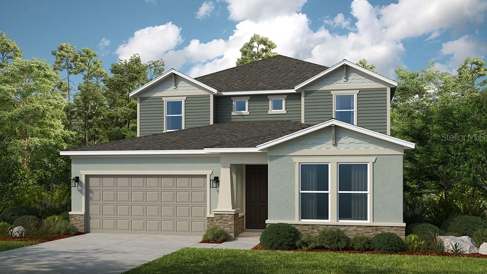 Under Construction. What's Special: Backs to Wetland | Close to Trails | Dedicated Study | Game Room. New Construction – August Completion! Built by America's Most Trusted Home Builder. Welcome to the Tybee at 10855 Eclipse Street in Cassia at Skye Ranch! The first floor welcomes you with a dedicated study and a versatile flex room that can easily adapt to your needs. At the heart of the home, an open concept great room flows into the dining area and kitchen, where a center island opens directly to a covered lanai that is perfect for indoor outdoor gatherings. Also on the main level, the private primary suite offers a relaxing retreat with a spa inspired bathroom and a generous walk-in closet, featuring a dual sink vanity and an oversized shower. Upstairs, four secondary bedrooms share two full bathrooms and are complemented by a spacious game room, providing plenty of space for gatherings, hobbies, or quiet evenings at home. Skye Ranch sits in a prime Sarasota location at Clark and Lorraine Roads, offering a vibrant setting with access to the Skye Ranch K-8 school. The community preserves natural beauty with grand oaks, palms, wetlands, lakes, and native wildlife. Miles of trails connect you to nature, parks, and exceptional on-site amenities. Additional Highlights Include: gourmet kitchen, an outdoor kitchen rough-in, a shower in bathroom 2 upstairs, tray ceiling package, pocket sliding glass door out to the covered lanai, and impact windows throughout the home. MLS#A4688332