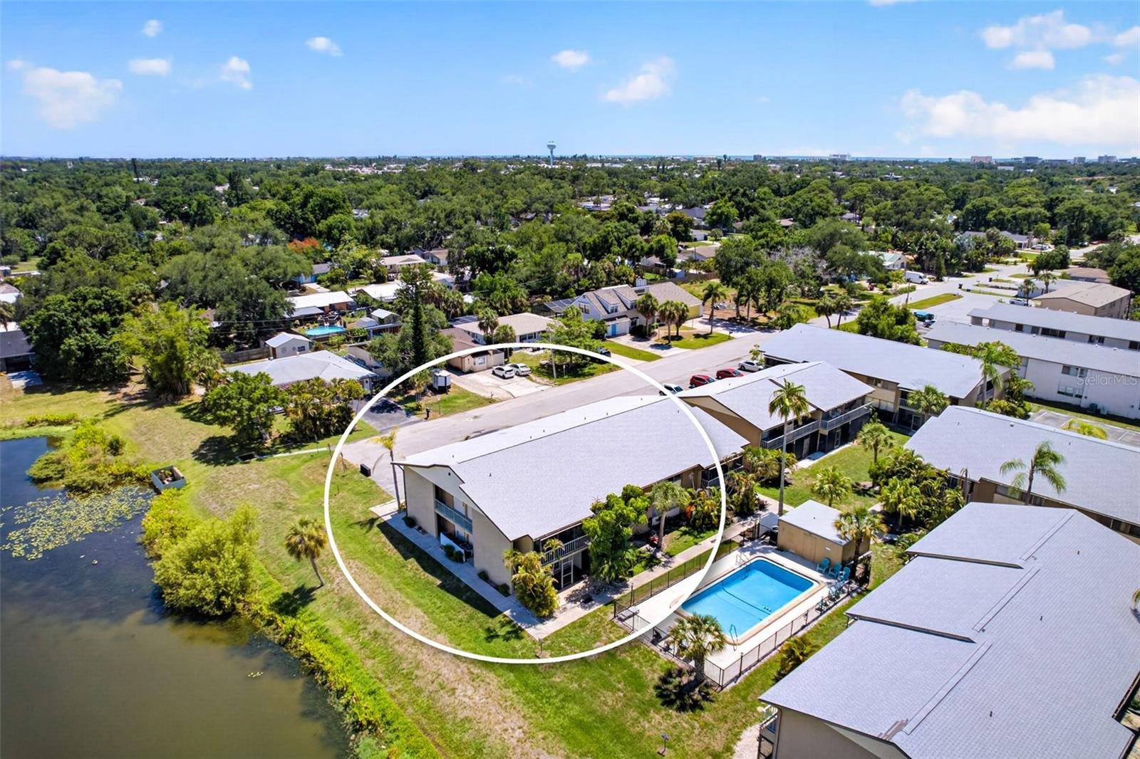 Welcome to Trinity Village — the best value currently available in the community! This beautifully updated 2-bedroom, 2-bath condo offers 888 SQFT of comfortable living space and stands out as the most affordable opportunity on the market in Trinity Village. Freshly painted and thoughtfully improved for today’s buyer, this move-in ready unit features new impact windows, updated ceiling fans, modern lighting, and upgraded electrical throughout for added style, comfort, and peace of mind.

Previously used as a successful investment property, the condo has consistently generated between $1,500–$1,750 a month in annual rental income, making it an excellent option for both investors and owner-occupants alike. Residents of Trinity Village enjoy low HOA fees and an unbeatable location directly across the street from grocery stores, restaurants, shopping, and everyday conveniences. Plus, you’re only a short bike ride away from the world-famous Siesta Key beaches.