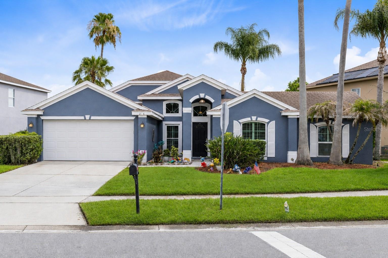 Welcome to this beautifully maintained 5-bedroom, 2-bath pool home in the highly sought-after gated community of Parkstone in Winter Springs. Perfectly positioned with tranquil pond views, this spacious home offers a desirable three-way split floor plan, open living spaces, and an ideal blend of comfort, functionality, and outdoor living. Inside, you'll find luxury vinyl plank flooring throughout the main living areas, a beautifully updated kitchen featuring granite countertops, refinished cabinetry, and a stylish backsplash, along with tastefully remodeled bathrooms showcasing shaker-style vanities, updated fixtures, and wood-look tile flooring. Energy-efficient upgrades include Low-E double-hung windows, an updated roof (2021), Carrier HVAC system, LED lighting, and a whole-house water filtration system, two mini-split air conditioning systems (2025) —providing enhanced comfort and energy efficiency year-round. The backyard has also been fully fenced, creating a private space for pets, play, and outdoor enjoyment. Step outside to your own backyard retreat featuring a sparkling pool, relaxing spa, and picturesque water views. Whether you're entertaining guests or enjoying a quiet evening watching the sunset over the pond, this outdoor space is sure to impress. Additional features include pool deck speaker pre-wiring and a 220-volt outlet ready for an electric vehicle charger.
Parkstone residents enjoy an exceptional lifestyle with lawn maintenance included in the HOA, a community pool, fishing pier, tennis courts, playgrounds, walking trails, scenic ponds, and gated security. The community borders the Cross Seminole Trail and is just a short walk to Central Winds Park and the dog park. Located in Seminole County with highly rated A-rated schools and convenient access to shopping, dining, and major roadways, this home truly offers the best of Florida living. Don't miss your opportunity to own this exceptional waterfront home in one of Winter Springs' most desirable communities!