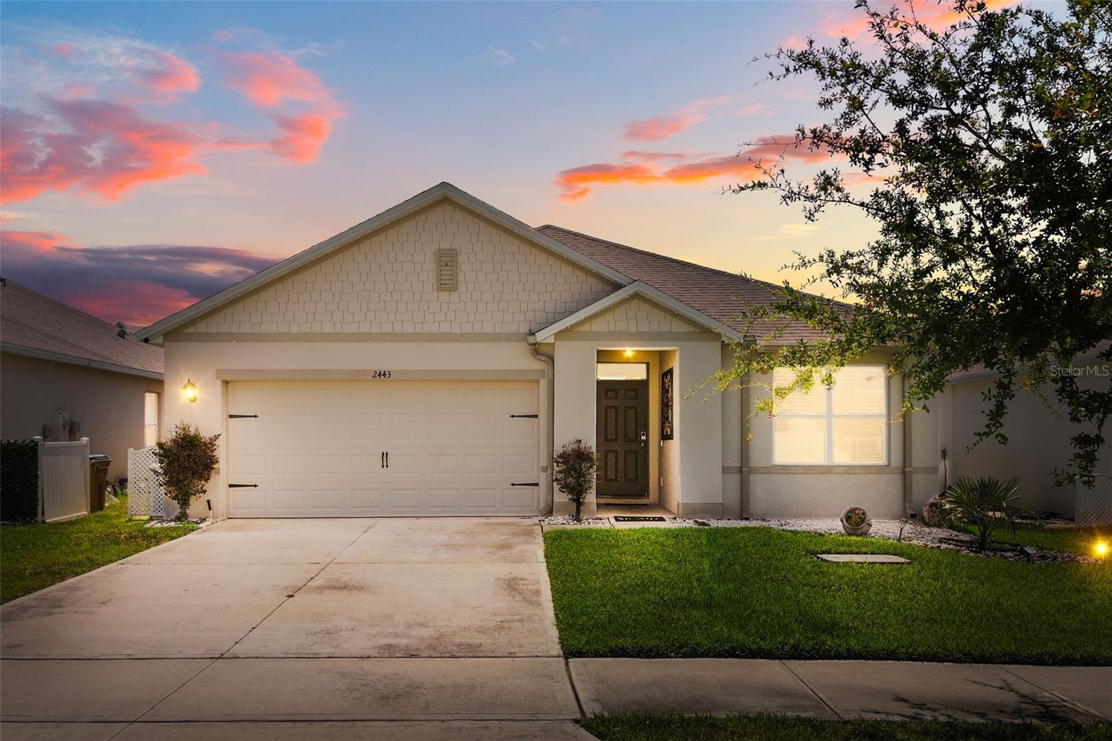 Welcome to this beautifully maintained home in one of Kissimmee's most desirable locations, just minutes from Disney, world-class attractions, shopping, dining, and major highways. This move-in-ready property offers comfort, convenience, and exceptional value with several included amenities that help reduce your monthly expenses.
Enjoy lower electric bills thanks to solar panels, internet included, and landscape mowing service included, allowing you to spend more time enjoying your home and less time on maintenance.
Inside, you'll find a spacious and inviting layout with no carpet throughout the home, making cleaning easy and providing a modern look. The home includes a laundry room with washer and dryer appliances included for your convenience. Additionally, the entire interior will be freshly painted prior to move-in, giving the home a clean and updated feel.
Step outside to your private backyard retreat featuring a fully fenced yard for added privacy, a beautifully designed paver patio, a custom outdoor bar under the lanai, and a cozy fire pit area, perfect for entertaining family and friends year-round.
Residents also enjoy access to a community, the pool is located within walking distance of the home providing a resort-style amenity just steps away.
Don't miss this opportunity to lease a home that combines energy efficiency, outdoor living, privacy, and an unbeatable location near Disney and everything Central Florida has to offer. Schedule your private showing today!