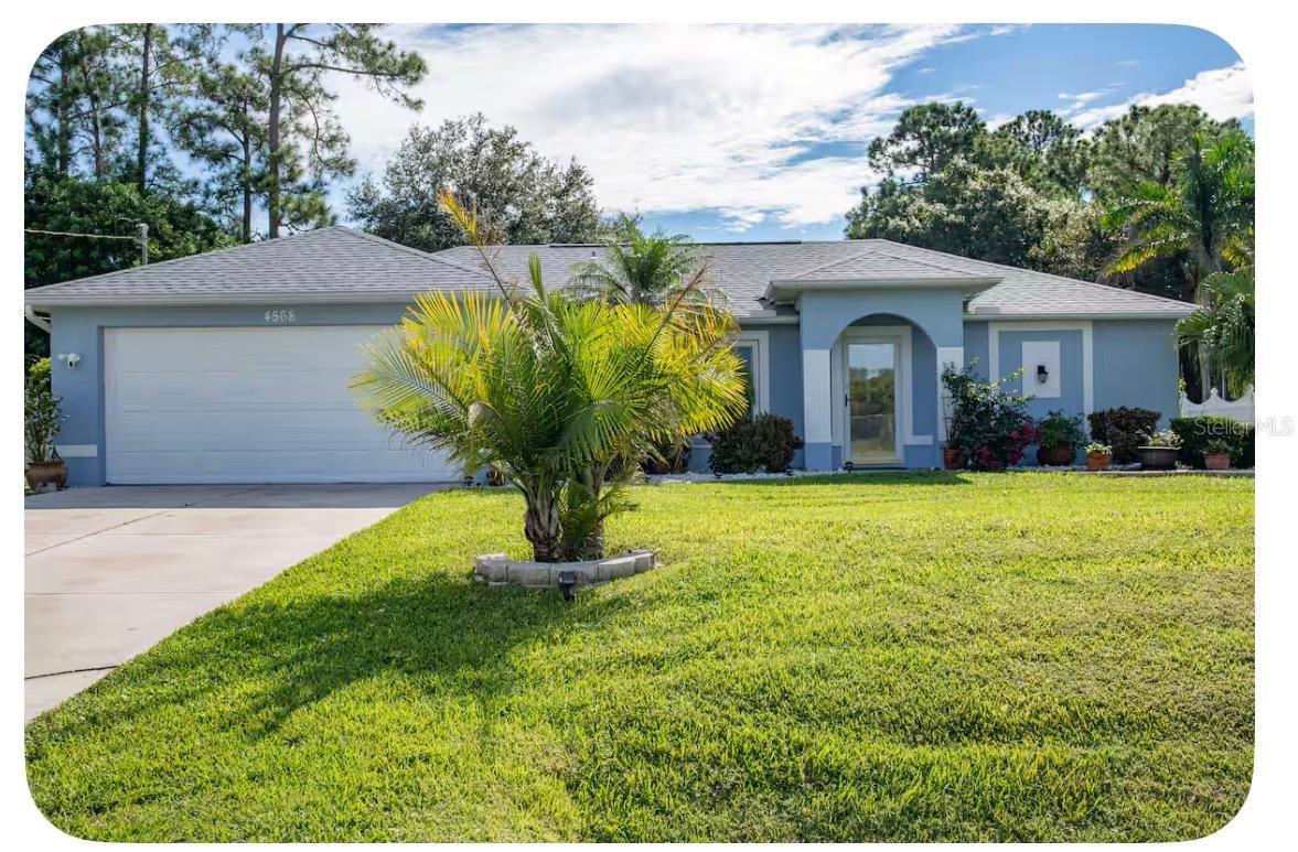 Welcome to your Florida dream home walking distance to Lamarque Elementary! This beautifully maintained, turnkey fully furnished residence is ready for immediate enjoyment—just bring your suitcase. Step inside to discover a thoughtfully designed interior featuring an open layout kitchen and stylishly upgraded bathrooms that provides both comfort and elegance. The open flow creates a bright and inviting space, perfect for everyday living or entertaining guests. Outside, your private oasis awaits. Enjoy year-round relaxation in the heated pool, ideal for soaking up the Florida sunshine or unwinding in the evenings. The home also features a newer roof, providing peace of mind and added value for years to come. Whether you’re looking for a primary residence, vacation home, or investment opportunity, this move-in-ready property in the heart of North Port checks all the boxes. Don’t miss your chance to own a slice of paradise—schedule your showing today!
