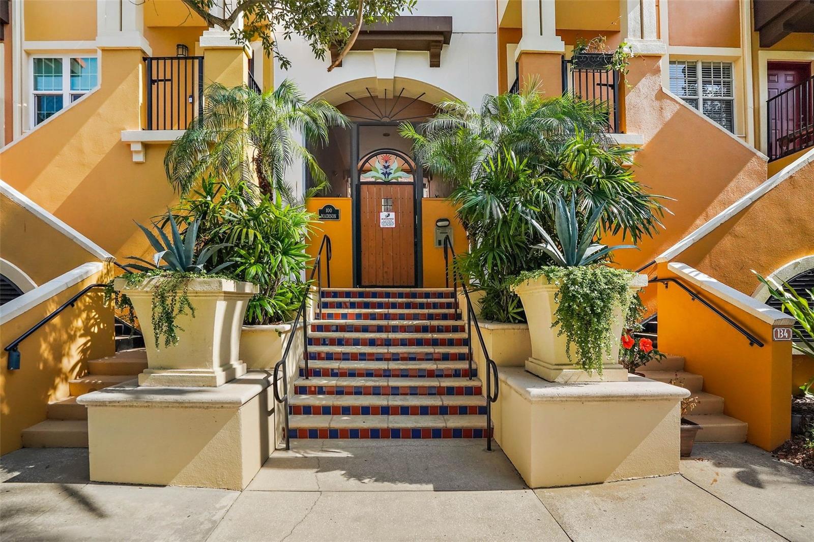 Resort style living in the Heart of Downtown St. Pete. The Madison Condominiums have so much to offer you must come see for yourself! This perfect condo is now available for rent just for you!! Updated Furnished fourth floor 1 Bedroom 1 Bathroom. Walk to restaurants and enjoy the night life or relax with friends cooking your own scrumptious meal on the outdoor gas grills in the courtyard surrounded by serene tropical views just steps from your condo. Gather around the outdoor fireplace on cool nights with a wine or sit under the gazebo and read a book on a beautiful sunny day! The Madison has it all. Want more? Get into shape in the fitness center or take a swim in the heated pool. WOW! After a busy day or a workout relax in the soothing Jacuzzi. Want to plan a social event? You can reserve the Social room equipped with a working kitchen. Walk to Shopping, Cultural Events, Movie theaters at The Sundial, and Performing Arts. Publix Grocery and CVS Pharmacy are only a block away. Close to The University of South Florida, Albert Whitted Airport, The Rays Baseball and Rowdies Soccer fields, Bayfront & John Hopkins Hospital. ONE UNDER BUILDING SECURE PARKING SPACE. Inside Laundry. Rent Includes: Water, Garbage, Sewer, Internet, Basic Cable. Pet Friendly! Tenant to verify room measurements.