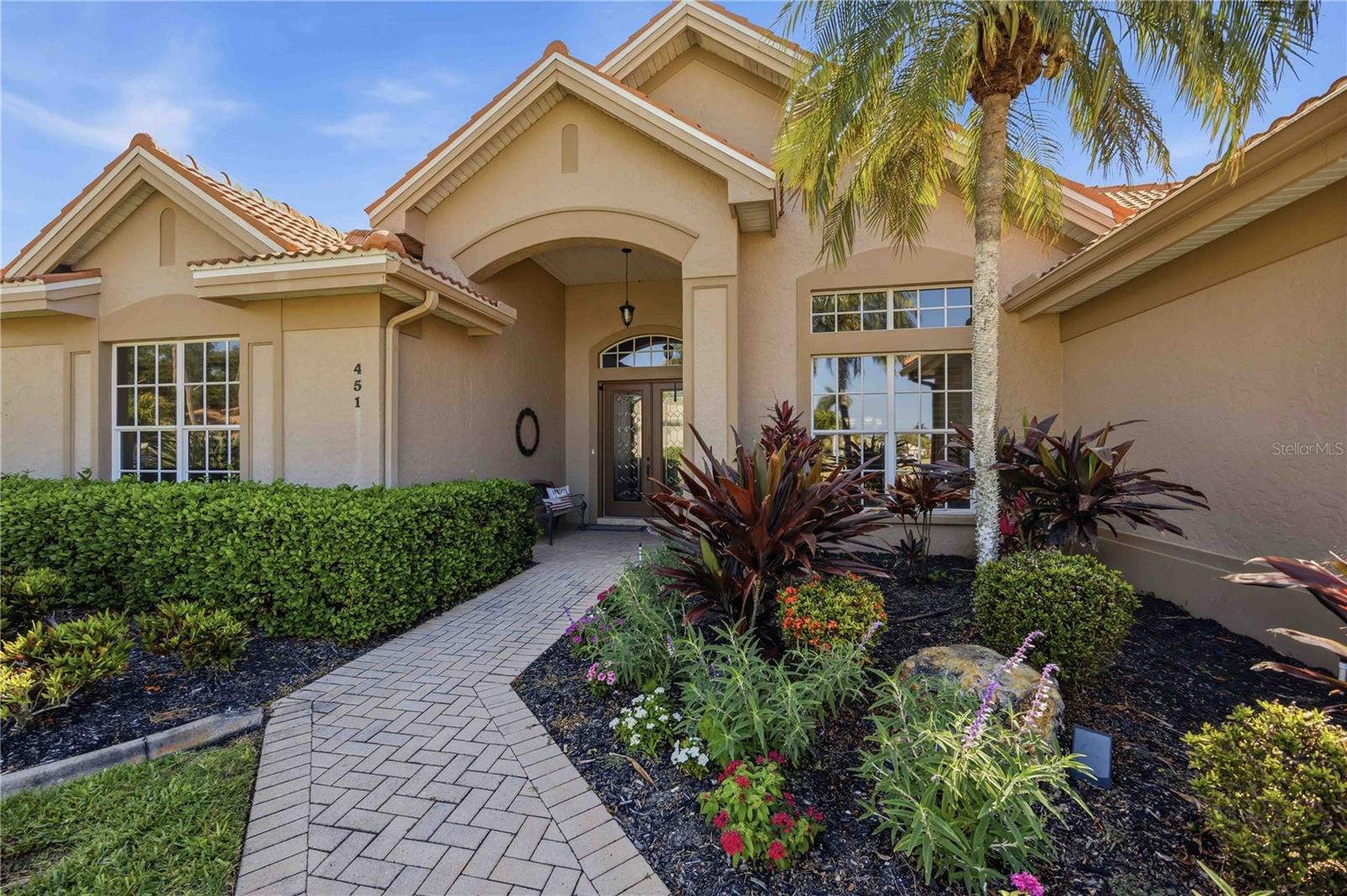 VENICE GOLF & COUNTRY CLUB POOL HOME WITH NEW ROOF, A CASITA & STUNNING GOLF COURSE VIEWS.
This exceptional estate residence is perfectly positioned on the 13th GREEN, overlooking the golf course, offering both privacy and scenic beauty. Located within Venice Golf & Country Club, residents enjoy a vibrant lifestyle with access to golf, tennis, fitness, and a beautifully renovated clubhouse. Designed with elegance and functionality in mind, the home features high ceilings, spacious living areas, and a well-planned layout ideal for both everyday living and entertaining. The main residence includes a living room, family room, formal dining area, dinette, and a stunning kitchen with abundant cabinetry, stainless steel appliances, a serving bar, center island, and breakfast bar.
A fabulous feature of this home is the private casita—perfect for guests or adaptable as an in-law suite, home office, fitness space, hobby room, or retreat for extended family.  The primary suite offers a spacious bedroom with room for seating, a large walk-in closet, and a luxurious en-suite bath with dual vanities, a makeup area, a separate shower, a water closet, and linen storage. An impressive office with a built-in desk and lighted shelving is also located within the primary wing. On the opposite side of the home, the guest suite includes its own walk-in closet and en-suite bath, providing comfort and privacy for visitors. Step outside to the screened lanai and enjoy peaceful mornings, relaxing poolside. Spend afternoons or evenings unwinding in the spa—all with tranquil golf course views.
Additional highlights include a 2+ car garage with a dedicated golf cart bay, a NEW Concrete Tile Roof (installed in 2026), a pool cage (installed in 2017), and updated HVAC systems (installed in 2021). No CDD fees; Low HOA Fees, Membership is required.  Ownership includes access to an array of premier amenities, including the clubhouse, wellness center, fitness facilities, Har-Tru tennis courts, aquatic center, fine dining, and social and educational activities. Conveniently located just a short drive from the Island of Venice and Venice Beach, this home offers the perfect blend of luxury, comfort, and lifestyle.   A BRAND-NEW FLAT TILE ROOF IS BEING PUT ON THIS HOME - ENJOY YEARS OF WORRY-FREE HOME OWNERSHIP.