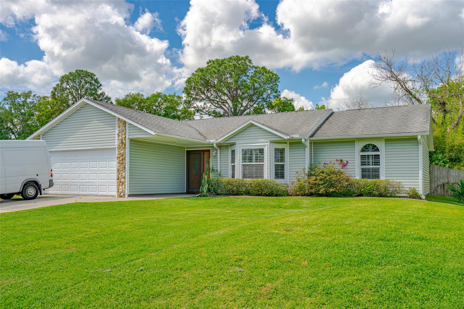 JUST WHAT YOU HAVE BEEN SEARCHING FOR! LOVLEY FAMILY HOME ON 80X125 LOT WITH NO HOA. THIS HOME HAS MANY FEATURES A RECENTLY REMODELED KITCHEN WITH LOTS OF COUNTERSPACE, PULL-OUT STORAGE, AND TILED BACKSPLASH. VAULTED CEILINGS IN LIVINGROOM AND DINING ROOM. SOUGHT AFTER SPLIT BEDROOM FLOORPLAN. THERE'S A FORMAL DINING AREA THAT LEADS TO A LOVELY LARGE SCREENED PATIO OVERLOOKING A LARGE FENCED BACKYARD WITH PLENTY OF ROOM FOR A POOL. TWO CAR GARAGE WITH ROOM TO PARK YOUR BOAT OR RV. CLOSE TO THE BEACH, BOAT LAUNCHES, SCHOOLS, PARKS, DINING, SHOPPING AND I95. ;Water: City