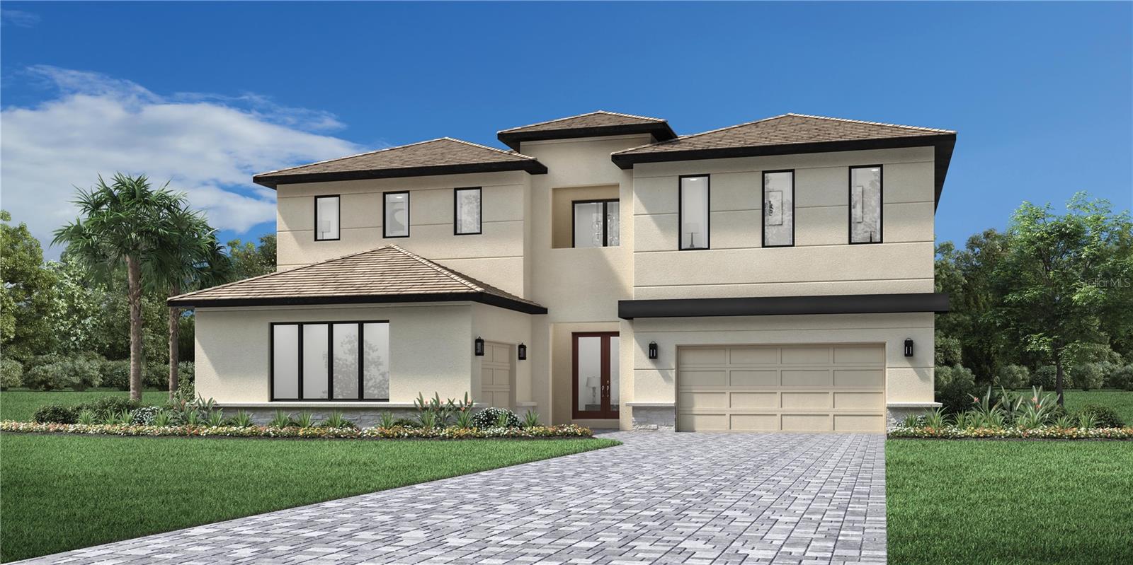 Under Construction. This stunning Toll Brothers Barbera Transitional home, nestled in the coveted Bella Collina community, embodies luxury and style. Set to be completed in October, just in time for the holidays, this masterpiece greets you with a grand two-story foyer and flows into a spacious living room with soaring 20.9’ ceilings. The home sits on a generous half-acre estate, offering serene views of sparkling Lake Siena through walls of glass, a sprawling covered lanai, and a resort-style pool and spa.

Designed for both lavish entertaining and relaxed family living, this home boasts formal areas for hosting and casual spaces for unwinding. The first-floor primary suite is tucked away in a private wing, creating a serene retreat. The gourmet kitchen is a chef’s dream, featuring elegant quartz countertops, top-of-the-line JennAir appliances, abundant cabinetry, and a massive walk-in pantry. A large center island anchors the space, connecting to the sunlit great room and casual dining area with seamless access to the outdoor living areas.

Additional highlights include a private first-floor guest ensuite with a walk-in closet and two ensuite bedrooms upstairs. The second floor also offers a versatile open loft, perfect for games or relaxing, and a private media room.

This exceptional home is part of Bella Collina, a community renowned for its outstanding amenities. Enjoy two restaurants, tennis courts, a spacious fitness center, a resort-style community pool complex, and the challenging 18-hole Championship golf course designed by Sir Nick Faldo. Experience an unparalleled lifestyle in this exquisite residence.