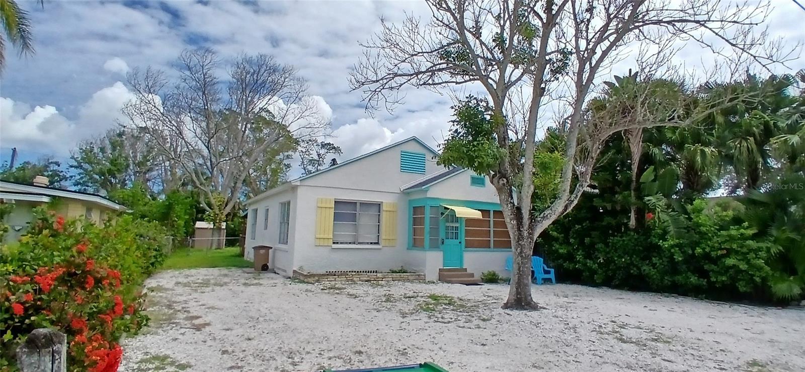 Carefree Living by the Beach! Waiting for your new home to be built? Or just not ready to buy yet? This beautifully furnished 2-bedroom, 1-bath rental is move-in ready—just bring your suitcase and groceries! Enjoy a fully stocked kitchen with dishes, cookware, and everything you need to feel right at home. The open layout offers plenty of space to relax, and both bedrooms come equipped with TVs. The primary bedroom features a king-size bed, dresser, and armoire, plus a headboard with built-in charging outlets and reading lights. Step outside to your fully fenced private yard or take a short walk to the beach to soak up the sun. This is the perfect blend of comfort, convenience, and coastal living. Sorry, no pets allowed.