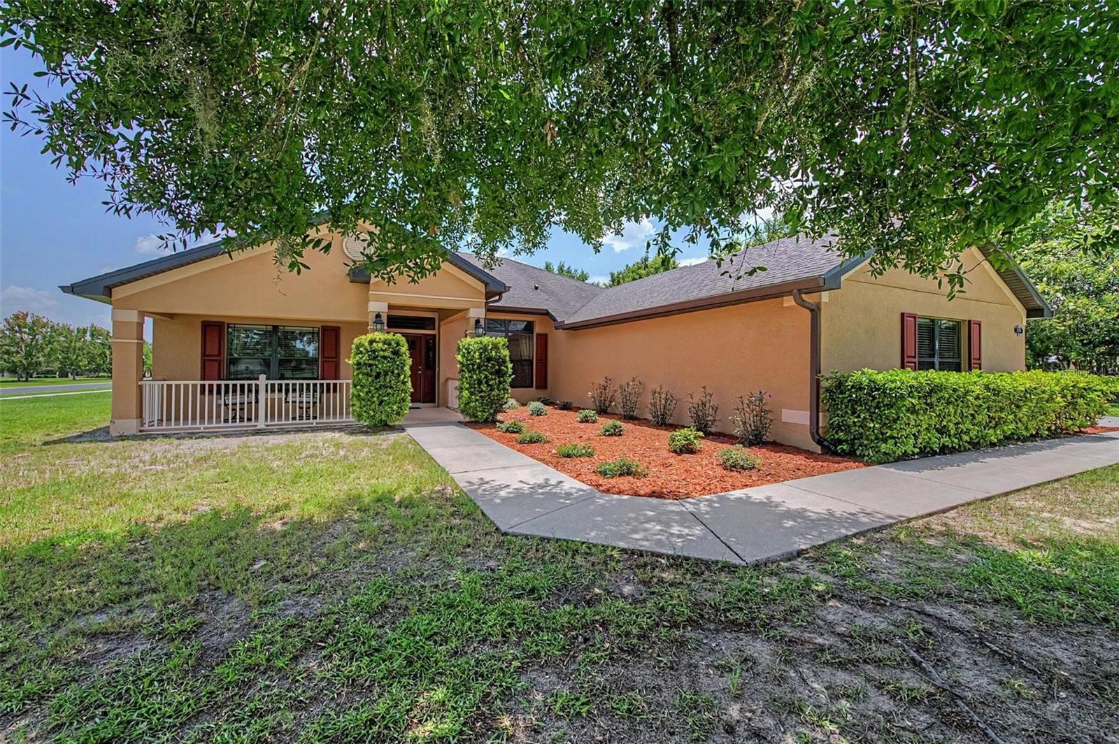 Luxury Pool Home on Over an Acre in the Gated Community of Austin Woods!
Welcome to your own private Florida oasis in the exclusive Austin Woods community of Dade City! Nestled on over an acre of beautifully maintained land within this charming small gated community, this exceptional 4-bedroom, 3-bathroom home offers the perfect blend of luxury, comfort, and privacy with a desirable split-bedroom floor plan designed for both everyday living and entertaining.
From the moment you step inside, you'll be greeted by soaring 10-foot ceilings, abundant natural light, and an open, spacious layout that feels warm and inviting. Just off the entry is a versatile den/home office, perfect for working remotely, a playroom, or a quiet retreat.
The heart of the home is the beautifully appointed kitchen featuring a deep single-basin sink, ample cabinetry and counter space, and a cozy eat-in dining area overlooking the main living space, making it ideal for gathering with family and friends.
The spacious primary suite is a true retreat, complete with elegant tray ceilings, a ceiling fan, two large walk-in closets, private access to the pool area, and a luxurious ensuite bathroom featuring dual vanities, a large linen closet, and an oversized walk-in shower accented by a stunning custom 8-foot seamless glass shower door that creates a true spa-like feel.
On the opposite side of the home, you'll find three generously sized bedrooms, each with large closets, along with two additional full bathrooms. One of those bathrooms conveniently serves as the pool bath, offering dual sinks and direct access to the outdoor living area.
Step outside and discover your own backyard paradise! The fully screen-enclosed pool is the centerpiece of the outdoor living space, complete with a beautiful custom water feature that creates the perfect atmosphere for relaxing or entertaining. The expansive lanai also features a covered seating area, allowing you to enjoy Florida living year-round, whether you're soaking up the sunshine or escaping it.
With over an acre of land, you'll have plenty of room to spread out and enjoy the peaceful surroundings. The backyard also includes a spacious 12' x 24' shed, providing endless possibilities for storage, a workshop, hobbies, or keeping your lawn equipment and recreational gear organized.
Additional highlights include a large three-car garage, offering ample space for vehicles, tools, and extra storage. As well as a large oversized driveway, perfect for guest parking.
Located in the highly desirable Austin Woods, a peaceful gated community with estate-sized homes and a quiet country feel, you'll enjoy the perfect balance of privacy and convenience while still being just a short drive from shopping, dining, schools, and major roadways.
This exceptional property truly offers everything you've been searching for, luxury, space, privacy, and an incredible outdoor lifestyle. Don't miss your opportunity to make this beautiful Dade City home your own. Schedule your private showing today!