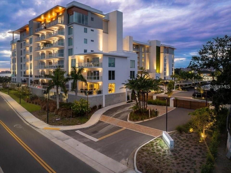 An exceptional opportunity in one of Clearwater’s most sought-after luxury waterfront communities, this beautifully designed 2-bedroom, 2-bath residence at Serena by the Sea is competitively priced below comparable units, offering incredible value for buyers seeking luxury, location, and lifestyle. Experience luxury waterfront living with breathtaking water views in a home designed with a spacious open floor plan filled with natural light, seamlessly blending indoor and outdoor living.

The gorgeous chef-inspired kitchen features a stunning 10-foot waterfall Quartz island, premium Gaggenau gas stove, built-in oven, paneled refrigerator, and custom-designed Italian cabinetry, creating the perfect space for entertaining family and friends. Floor-to-ceiling windows showcase beautiful bay views, creating a peaceful coastal backdrop throughout the main living areas.

The thoughtfully designed split-bedroom layout offers both comfort and privacy, while high-end finishes, hardwood flooring in the bedrooms, abundant closet space, and modern luxury design add to the home’s upscale appeal. Enjoy the private terrace stretching from the primary bedroom to the second bedroom, offering the perfect place to relax and take in the coastal surroundings. The condominium is elevated approximately 10 feet above ground level and also includes an assigned covered corner parking space along with a temperature-controlled storage unit.

Residents enjoy exceptional resort-style amenities including 24/7 concierge service, a heated waterfront saltwater pool overlooking Clearwater Bay, private cabanas, an outdoor grilling area with TVs and seating, elegant fire pit lounges, a luxurious wellness spa with sauna and cold plunge, a state-of-the-art fitness center, stylish clubhouse and social spaces, and secure gated access for peace of mind.

Serena by the Sea is a gated boutique luxury condominium community ideally located just minutes from Clearwater Beach and the shops and restaurants of Dunedin, with convenient access to St. Petersburg, Tampa, and Tampa International Airport. Enjoy being just a short distance from the Pinellas Trail, perfect for biking, walking, and enjoying the Florida lifestyle.