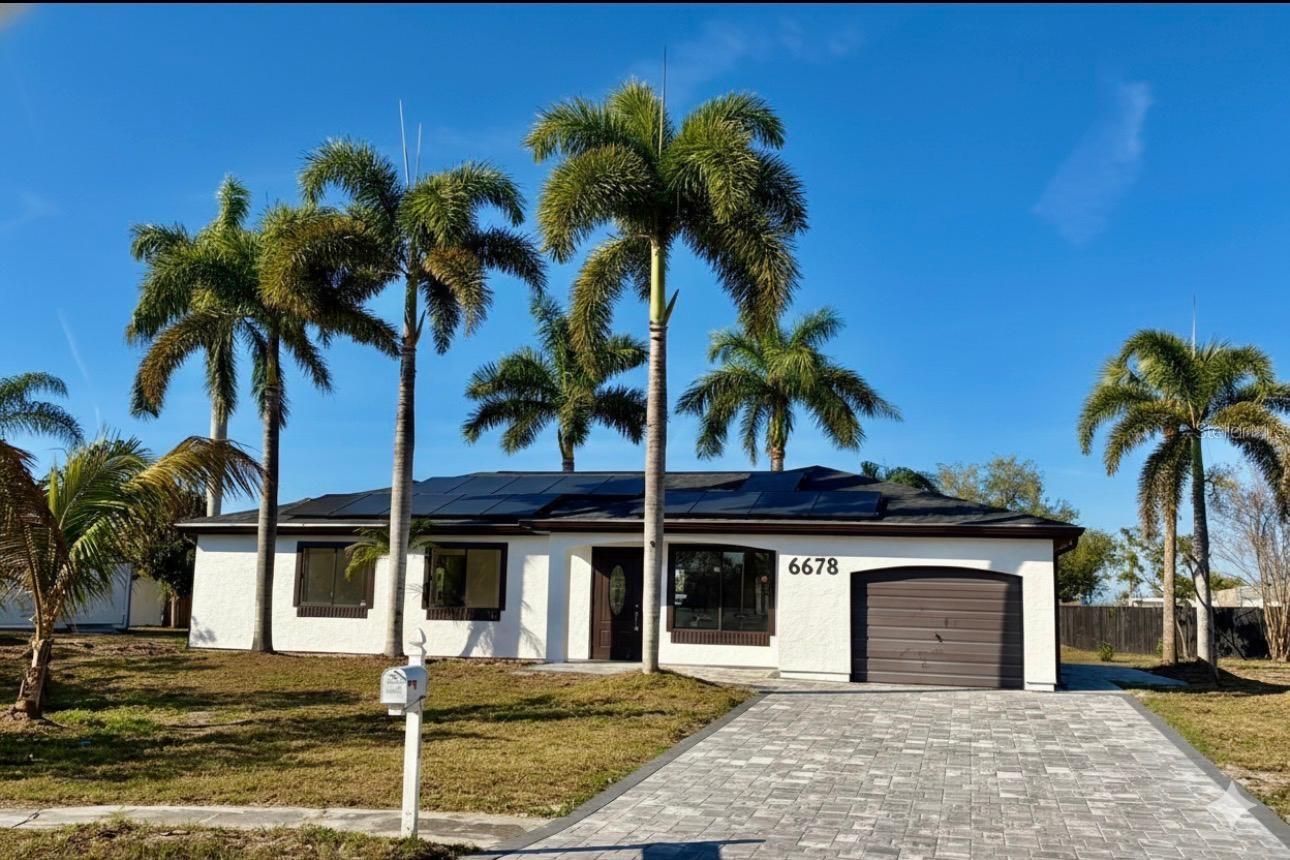 HUGE PRICE DROP! NOW ONLY $259,000! FULLY RENOVATED | PAID-OFF SOLAR (2022) | OVERSIZED CUL-DE-SAC LOT
LOCATION, LOCATION, LOCATION! Welcome to your fully renovated, move-in-ready sanctuary! Nestled on a massive 0.4-acre oversized lot at the end of a quiet, private cul-de-sac, this home has been completely transformed with high-end finishes, modern design, and ultimate peace of mind. The home features brand-new Luxury Vinyl Plank (LVP) flooring throughout for seamless beauty and durability, along with fresh paint in a contemporary designer palette. The chef-inspired kitchen boasts stunning brand-new cabinetry, gorgeous granite countertops, and a complete Stainless Steel Appliance Package including refrigerator, freezer, range, and dishwasher. New contemporary ceiling fans and modern light fixtures have also been installed in every single room. FREEDOM AND FLORIDA LIVING AT ITS BEST
The backyard is a true showstopper. With nearly 0.4 acres of cleared land and a perfect angle for total privacy, the possibilities are endless. There are NO HOA restrictions, allowing you to bring your lifestyle, and NO rental restrictions, making it perfect for investors looking for maximum cash flow. The property offers plenty of room to build a luxury pool and lanai or park your dedicated RV or boat. Best of all, it offers a boat-ready lifestyle with a public boat ramp located just minutes away.
At $259k, a fully renovated home with a paid-off solar system and a massive lot will not last. Schedule your private showing today before it is gone!