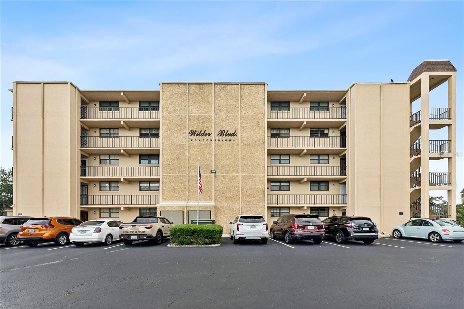 New Listing! Exceptional value at just $159,900! Move right into this beautifully updated 4th-floor end-unit condo in a desirable 55+ gated community. This turnkey 2-bedroom, 2-bath home is being sold fully furnished, including furniture, linens, dishes, and silverware. Recent updates include luxury vinyl plank flooring, fresh interior paint, granite countertops, and upgraded cabinetry in the kitchen and bathrooms. The glass-enclosed lanai provides additional living space with peaceful views of the pool and golf course. Enjoy a low-maintenance lifestyle with HOA fees that include cable, internet, heated pool, pest control, lawn care, common area maintenance, and building insurance. Conveniently located just minutes from shopping, dining, medical facilities, and the beach. Whether you're looking for a full-time residence or seasonal getaway, this move-in-ready condo is an outstanding opportunity. Community has a no-pets policy. Schedule your private showing today!