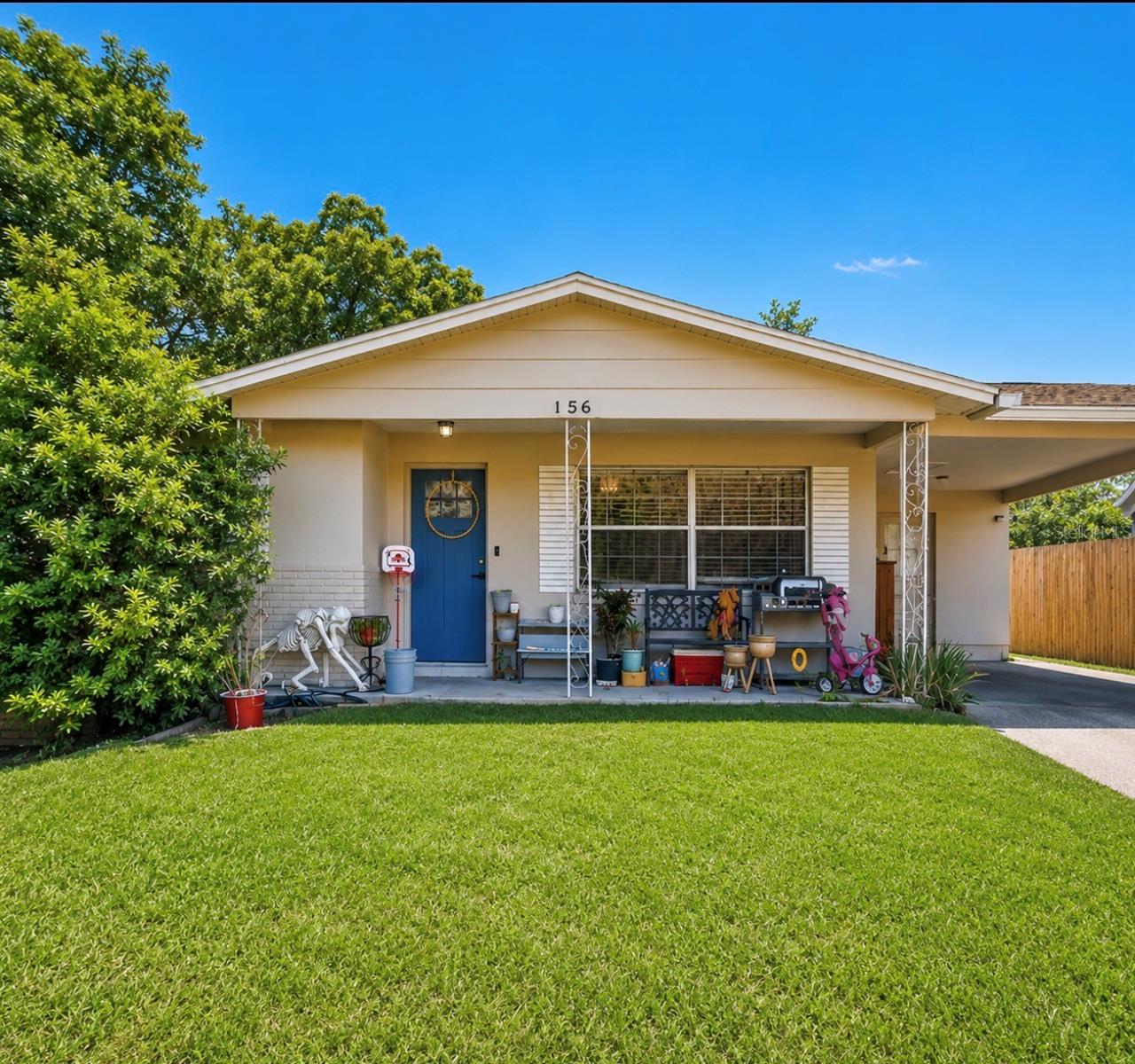 Take a trip down Columbus… because this one is out of this world!

Welcome to this beautifully updated 2-bedroom, 1-bath concrete block home located on Columbus Street in the heart of Beverly Hills, Florida! Offering 936 living square feet and over 1,500 total square feet under roof, this home combines comfort, functionality, and charm on a spacious 0.21-acre lot with NO HOA restrictions.

Step inside to find updated flooring throughout, a bright and airy open-concept living space, and a refreshed kitchen featuring modern gray cabinetry, updated countertops, stainless steel appliances, and plenty of storage. Natural light pours through the oversized windows, giving the home a warm and inviting feel from the moment you walk in.

The home offers generously sized bedrooms, a nicely updated bathroom, interior laundry area, and a functional layout that maximizes every square foot. Outside, enjoy a covered carport, screened-in patio area perfect for relaxing or entertaining, and a fully usable backyard with room for pets, toys, gardening, or future additions.

Additional updates include a newer roof replaced within the last few years, updated HVAC system, central air, and move-in ready features throughout. Located in Flood Zone X for added peace of mind and situated in an established neighborhood close to shopping, dining, medical facilities, schools, parks, and the beautiful Nature Coast springs and waterways.

Whether you’re a first-time homebuyer, downsizing, searching for an investment property, or simply looking for an affordable move-in ready home with character, this property checks all the boxes. Conveniently located near Crystal River, Dunnellon, Inverness, and the Suncoast Parkway for easy access to Tampa and beyond.

Don’t miss your chance to own this charming slice of Florida living — schedule your private showing today!