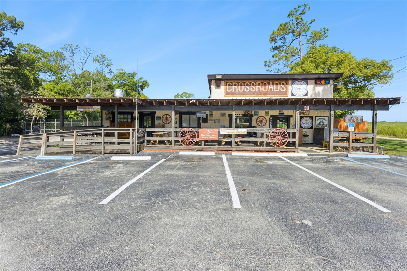 Exceptional Commercial Restaurant & Entertainment Property with Endless Potential
Exceptional opportunity to acquire a fully equipped commercial restaurant and entertainment property in a highly visible location with excellent frontage along County Road 19A. Designed to accommodate high customer volumes, this versatile property offers an ideal setting for a restaurant, sports bar, family dining establishment, event venue, brewery, banquet facility, or a variety of other commercial hospitality concepts.
The property features a spacious dining areas, expansive bar area, commercial kitchen, stage and entertainment space, ample seating, and generous on-site parking. The flexible floor plan is well suited for live entertainment, private events, community gatherings, catering operations, and special occasions while providing ample room for future customization.
Strategically located with convenient access to State Road 44 and surrounded by growing residential communities, this location benefits from excellent visibility and steady traffic, creating an outstanding opportunity for an owner-operator, franchise, or investor seeking to establish or expand a hospitality business.
Property highlights include:
• Prime commercial location with outstanding visibility
• Spacious restaurant and bar layout
• Fully equipped commercial kitchen
• Large indoor/outdoor dining and gathering areas
• Dedicated stage and entertainment area
• Ample customer parking
• Flexible floor plan adaptable to a variety of commercial uses
• Excellent access to surrounding communities and major roadways
The sale includes the real estate, building, and existing furniture, fixtures, and most equipment. The business name, branding, liquor license, inventory, and business operations are not included in the sale. Buyers are encouraged to verify zoning, permitted uses, licensing requirements, and all information material to their intended use.
Bring your vision and transform this highly recognizable commercial property into Central Florida's next premier dining, entertainment, or event destination.  Professional photos coming soon!