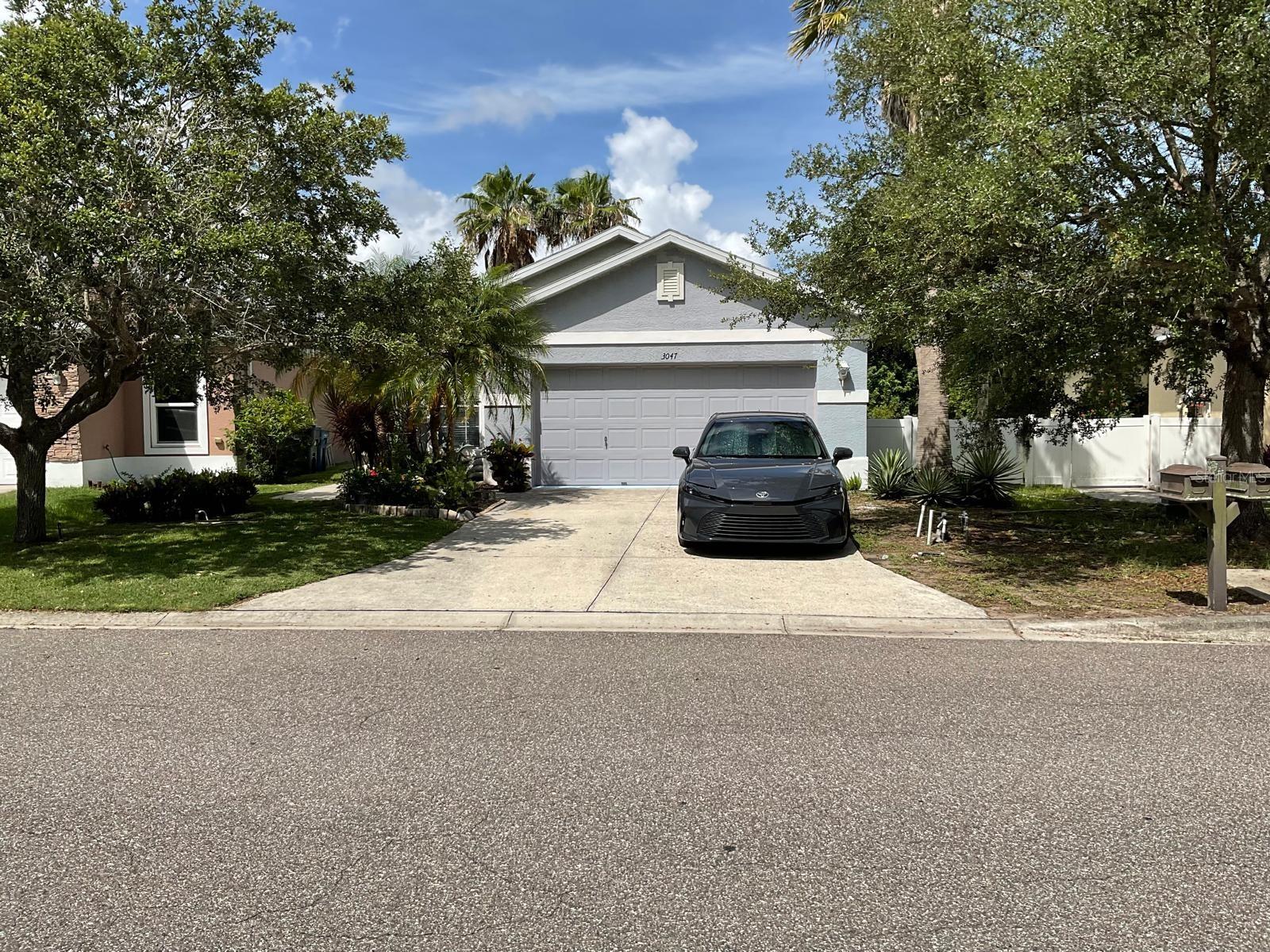 Welcome home! Priced to Sell,  This 3-bed, 2-bath, 1,226 sq ft offers comfortable Florida living at its finest with a 2026 NEW ROOF.  The bright, open living and dining area flows seamlessly into the kitchen featuring a breakfast bar, raised-panel cabinets, and recessed lighting — all appliances included! The 2-car garage offers a dedicated laundry area with washer and dryer included. Out back, enjoy a spacious yard with tropical trees and serene conservation views with no rear neighbors. Prime Palmetto location close to shopping, restaurants, beaches, and major roadways. Don't miss this one!  Motivated Seller.