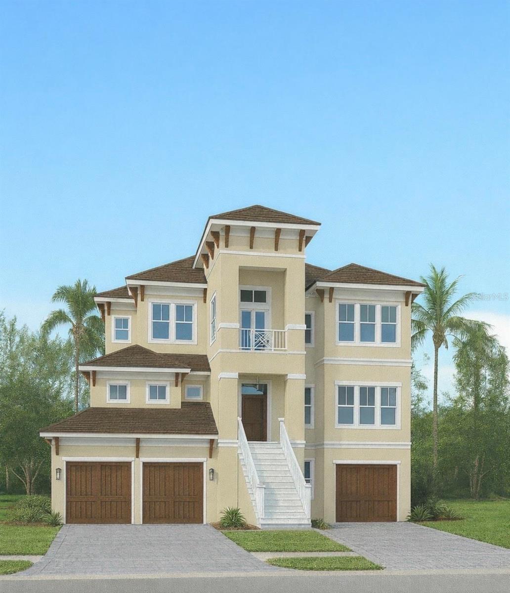 Under Construction. Still time to make it your own! Unveiling a breathtaking OCEANFRONT SANCTUARY nestled within the elite Ocean Hammock gated community. This remarkable residence offers spectacular VIEWS OF THE ATLANTIC OCEAN and pristine beaches, seamlessly merging luxury with tranquility.  AMAZING SUNSETS AS WELL! Your new dream home will enjoy sunset views from the upper floors on the front of the house, in addition to jaw-dropping OCEAN VIEWS to the east. Experience serene mornings with breathtaking Atlantic sunrises and unwind with picturesque sunsets in this uniquely coastal community.Encompassing over 6500 square feet of artfully designed living space, the home is a testament to exceptional craftsmanship and refined architectural elegance. The main living space is expertly crafted to showcase panoramic ocean vistas, providing a peaceful and picturesque backdrop for relaxation and entertaining. An elevator ensures effortless access to all levels, while a community beach walkover allows for direct beach enjoyment. The outdoor retreat features a Lavish 17ftX28ft "Super Pool" complete with summer kitchen. A full bathroom accessible from the pool area enhances the outdoor living experience. The dedicated home theater pre`wired for 15 speakers with sound isolation. Additional practical features include 2 laundry rooms, one is located on the 3rd floor by all the bedrooms,the other laundry room is on 2nd floor for pool and beach towels, and a full dog washing station, further enhancing the home's functionality. Every detail of this exquisite oceanfront sanctuary has been thoughtfully crafted to provide an unparalleled living experience. Whether basking in the private pool/ hot tub, entertaining in the outdoor space this home is exquisite! There is still time to make it your own in terms of the interior appointments such as flooring, cabinets and appliances.