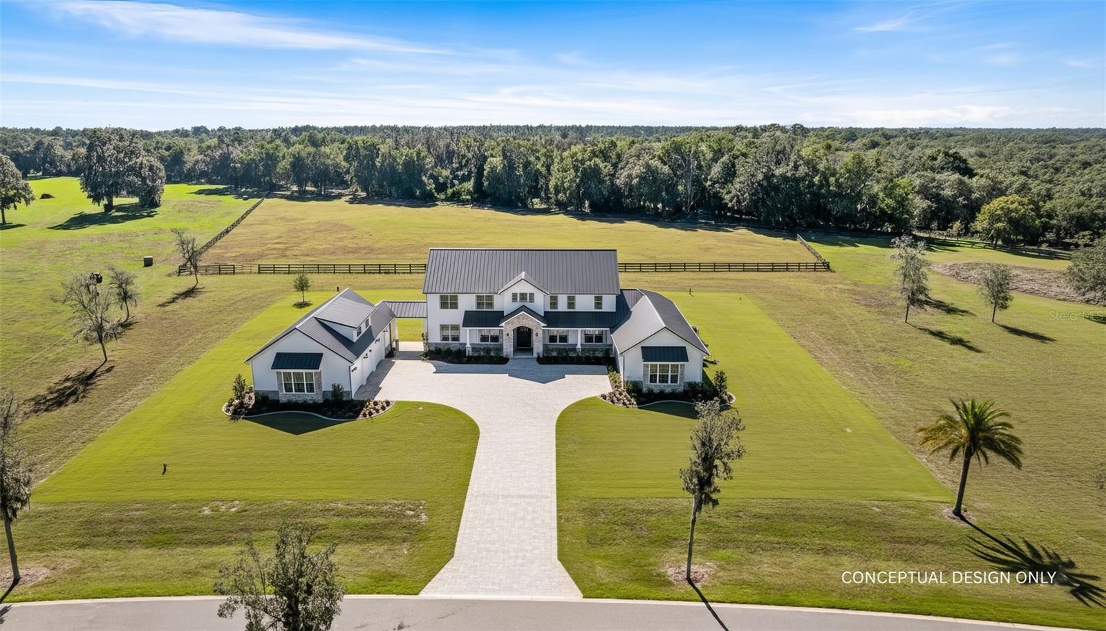 New community ownership - new vision! Discover the perfect canvas for your dream estate on this 4.64-acre equine-suitable lot in Bel-Lago’s newest West Hamlet! This homesite is one of the few that borders the pristine 8,000-acre Hálpata Tastanaki Preserve, offering unmatched privacy, natural beauty, and long-term protection. Fully-prepped and build-ready, the owners have already invested in the initial work: installation of painted/treated 3-board paddock fencing (2025), completed site work and house pad (2025), and underground utilities ready for connection. Full survey available. Build your custom luxury residence and be set amongst other luxury homes throughout the community, ensuring a cohesive landscape. Bel-Lago features an internal multi-use trail system, multiple feature lakes, gatehouse, and more to come. Enjoy your private oasis in Marion County horse country near Ocala, while being minutes away from restaurants, grocery stores, and hospitals, easy access to I-75, 25 minutes to the World Equestrian Center and other show venues, and only 1.5 hours away from Orlando and Tampa. It's time to start your legacy...don't let this opportunity slip away!