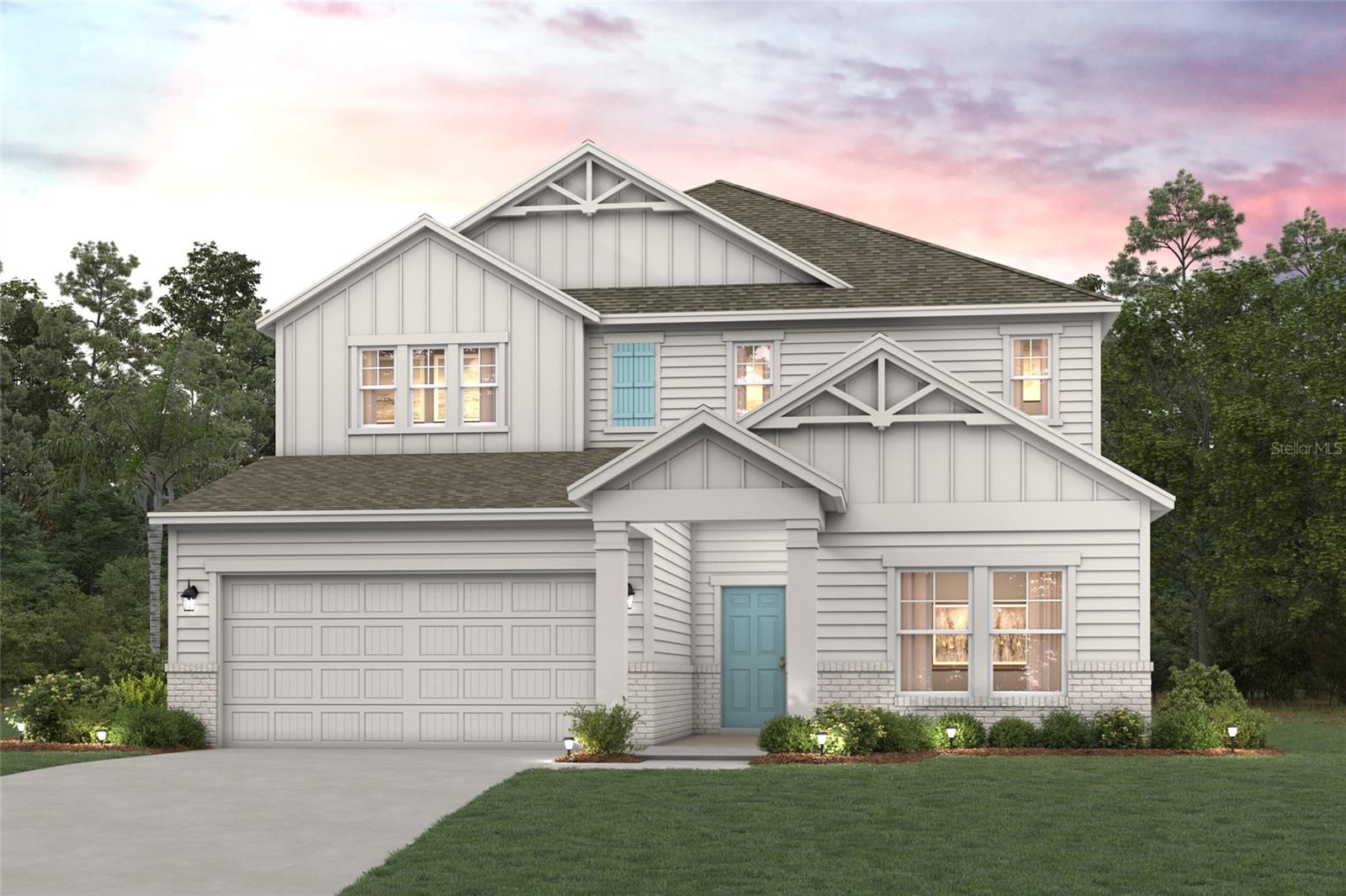 Under Construction. The versatile Silver Maple welcomes you with a charming front porch. Inside, a dramatic two-story foyer leads to a spacious study and open-concept living space--including a casual dining area, a large kitchen with a center island, and a great room with access to the patio. Additional main-floor highlights include a secluded owner's suite, featuring a sprawling walk-in closet and an en-suite bath with dual vanities and a separate tub and shower. Upstairs, a loft provides access to a full hall bath and four generous secondary bedrooms--each with a walk-in closet and one with its own private bath. Options may include: Covered patio, Bedroom and bathroom in lieu of the study, Spa walk-in shower, drop-in tub or freestanding tub at owner's bath, Drop zone off the garage, Great room fireplace. Reserve East residents will enjoy planned on-site, amenities, including a clubhouse with large pool, pickle ball courts and dog park.
