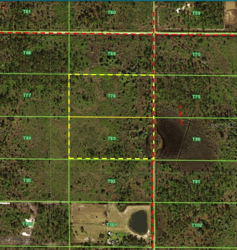 "A 10 Acre Outback Retreat” is a rare offering in this section of the Golden Ranches subdivision.  Most 10 acre offerings are up front along SR74.  A native pine & palmetto agricultural (AG) zoned parcel in Golden Ranches, this property offers the many opportunities that the zoning in Charlotte Co permits.  Located in a vast 1,280 acre rural subdivision of scattered small ranchettes & undeveloped parcels where lots of opportunity await. Most of the ownerships are by out county or state property owners.  If you wish for peaceful surroundings with folks that desire the same then the Outback Retreat is the parcel that will offer you the Florida country lifestyle that you wish to have and to enjoy.   If you wish quiet, peaceful surroundings with folks who desire the same then this is the property. The views are splendid including the colorful skies...they are an artist’s dream. The sunrises & sunsets are most scenic here, as well as the nighttime view of the stars and moonrise. An owner will enjoy the privacy of the area being in amongst the native surroundings.  The star-studded sky with no streetlights…the evening moon rises offers memories which are hard to forget. You, your children and grandchildren will gather memories here they will never forget. Bring a telescope & enjoy the evenings.  Well & septic required.  Private marl road access direct from SR74…roads are not county maintained but maintained by owners.  Electric power is about 900 feet south of the property but alternative power sources are permitted. With some preparation, the land would be ready for a small residence retreat for weekends and recreation.  There are no deed restrictions. General elevation is about 50-60 ft.  The remainder of former citrus groves are to the west and north outside of the subdivision.  South of Golden Ranches is a large ranch of vast pastures and scattered woodlands. East of the subdivision is a mitigation park preserving lands for the future.  And, west on SR74 is the entrance to the Babcock Preserve.  One of the many purposes of an AG zoning is to provide areas for the establishment - continuation of agricultural type lifestyles along with the operations & uses which accommodates those individuals who understand and desire to live in an agricultural environment of quiet privacy.  Limitations are prescribed by the AG zoning which permits all uses under the description including low density residential (1 home per parcel), conservation, agriculture, recreation and other uses consistent therewith. Any improvements to the property can be easily managed as there is a local contractor neighbor who will gladly make his services available to a prospective buyer.