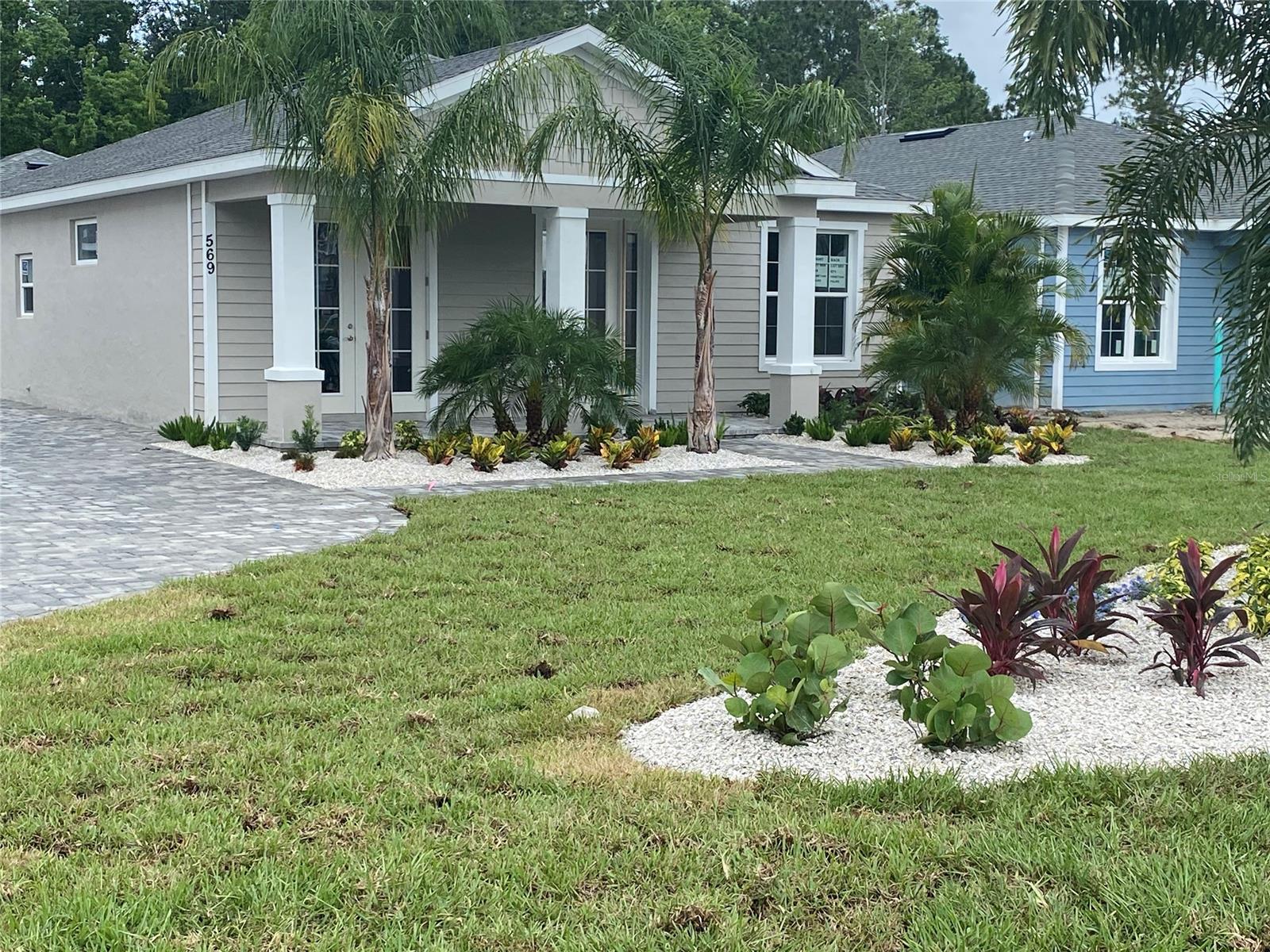 Why buy used, when you can own this brand new Johnson Built Key West style cottage series single family homes? Built of concrete block all the way up, offering a ton of standard features that are upgrades to many other local builders. Located in the Coastal Cottage section of The Palms within Venetian Bay. Well known top of the line golf course, offering many amenities within walking distance such as; resort style pool, 24 hour gym, small grocery store, 5 star full service spa, 3 delicious restaurants and so much more! All information is intended to be accurate but is not guaranteed. ;Water: City