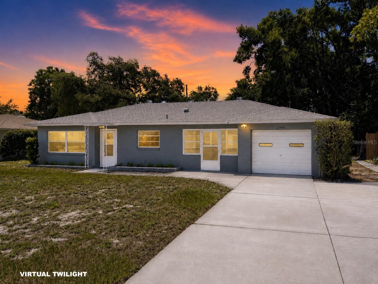 Virtually Staged. MOUNT DORA - Located less than 3 miles from Historic Downtown Mount Dora and just minutes from Downtown Tavares, this move-in-ready 2-bedroom, 2-bath home offers 1,124 square feet of thoughtfully designed living space on a generous 75' x 135' lot with NO HOA.
Step inside to a cozy living room that flows seamlessly into the kitchen, while an adjacent family room provides additional flexibility for entertaining, working from home, or relaxing. Fresh interior and exterior paint, along with durable laminate flooring throughout, create a clean and inviting feel. The kitchen features wood cabinetry, a decorative tile backsplash, and a convenient closet pantry.
Both bedrooms are generously sized and filled with natural light, while the tastefully updated bathroom offers a blend of modern finishes and classic charm. The second bathroom w/ shower, combined with the laundry area, adds everyday convenience and functionality.
Outdoor living is equally appealing, with a relaxing enclosed patio overlooking a fully fenced backyard—perfect for morning coffee, gardening, pets, or weekend gatherings.  A one-car garage and ample driveway parking provide plenty of room for vehicles and storage.
The location delivers an exceptional lifestyle. Enjoy an easy, car-free morning routine with Triangle Elementary School at the end of the block. Take a short stroll to Sylvan Shores Park and its scenic nature trail for peaceful walks and waterfront views. When it's time for recreation and entertainment, you're a quick drive to Historic Downtown Mount Dora's boutique shopping, charming cafés, waterfront dining, parks, pickleball courts, and festivals. Lake Dora's marina, Downtown Tavares, major medical facilities, and everyday conveniences are all just minutes away.  Offering comfort, convenience, and an unbeatable location, this home is ready for its next owner. SOLD AS-IS - ROOF 2015 - AC 2014 - WATER HEATER 2020 - COPPER & PVC - Check out the 3D tour, then call to schedule your private tour today!
