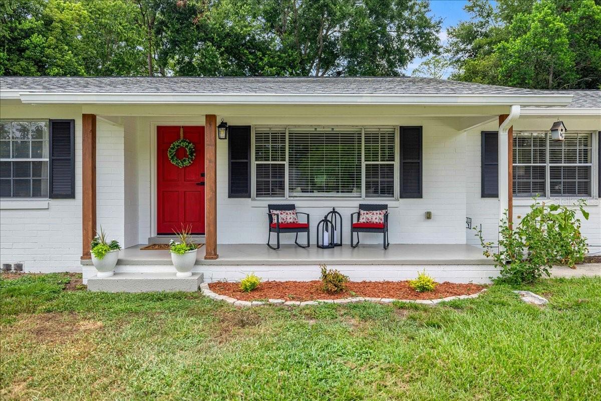 If perfectionism could be a house, this would be it. Every detail of this beautifully and meticulously updated 4-bedroom, 2-bath home has been thoughtfully renovated, offering 2,104 square feet plus a huge flex room perfect for a home office, gym, media room, playroom, or even guest quarters. The stunning 2026 kitchen features new cabinetry, huge kitchen island, added pantry storage, quartz countertops, and new stainless steel appliances. Throughout the home you'll find new flooring, fresh interior paint, updated interior doors, and beautifully renovated bathrooms with tile surrounds and modern vanities. Washer and dryer are included! No details were missed on this one. Situated on .28 acres, the fully fenced backyard is an entertainer's dream with an in-ground pool, safety fence, firepit, playhouse, playset, zipline, fresh lush Zoysia grass, new irrigation, and a newer 14x14 shed. Major updates include the HVAC (2023), pool pump (2024), roof (2017), water heater (2016), and extensive renovations completed throughout 2025 and 2026. Located on a quiet street in an established NE Ocala neighborhood, you'll enjoy convenient access to schools, parks, trails, shopping, restaurants, and medical facilities—without the traffic of SW Ocala. Meticulously maintained and completely move-in ready, this is the kind of home that rarely comes along.