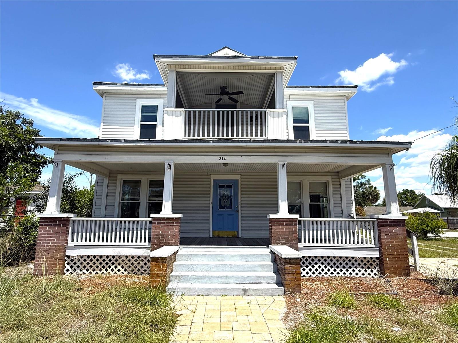 Charming and full of character, this Arcadia property offers the perfect blend of comfort and classic Florida living. Located on a quiet street, this home welcomes you with a spacious front porch, ideal for morning coffee or relaxing evenings in a peaceful setting. This expansive home features 4 bedrooms, 2 bathrooms, and 1,951 square feet of living space, providing plenty of room for families, guests, or flexible living arrangements. Inside, you’ll find a bright and inviting layout with abundant natural light throughout. Upstairs, enjoy a second-story screened-in balcony—your own private retreat to take in the fresh air year-round, perfect for relaxing or entertaining without the bugs. Step outside to a generously sized yard with ample space for gardening, pets, or creating your own outdoor oasis. Situated just minutes from historic downtown Arcadia, this home places you in the heart of one of Florida’s most charming small-town districts. Spend your weekends exploring local antique shops, boutique stores, and art galleries, or enjoy dining at beloved local restaurants and cafés offering everything from casual bites to Southern-style comfort food. Known for its rich history, vibrant community events, and laid-back lifestyle, historic Arcadia offers a unique blend of charm and convenience. Enjoy monthly market days, seasonal festivals, and a welcoming atmosphere that makes this town truly special. Whether you're searching for a primary residence, seasonal getaway, or investment opportunity, this home delivers space, character, and lifestyle in a highly desirable location. Don’t miss your chance to own a piece of historic Arcadia!