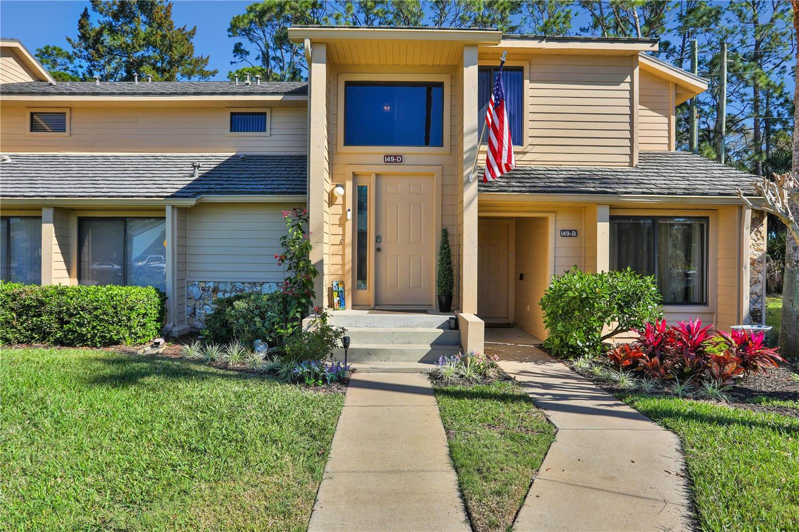 Welcome to the Sandpiper Condos in the gated golf community of Pelican Bay! Enjoy one of the lowest HOA fees in the area at $470 per month plus a $1,000 annual fee, which includes exterior insurance, cable TV, internet, lawn service, security service, and access to community amenities including a golf course, tennis courts, and 20 miles of walking and biking paths.
This upstairs 2 bedroom, 2 bathroom condo offers vaulted ceilings throughout, an extra-large living room, a spacious primary bedroom, and a well designed split floor plan. Recent updates include newer carpet, fresh interior paint, updated doors and hardware, newer appliances, and a newer HVAC system. Conveniently located near grocery stores, medical offices, shopping, restaurants, and everyday essentials, this condo offers easy, low-maintenance living in Pelican Bay.