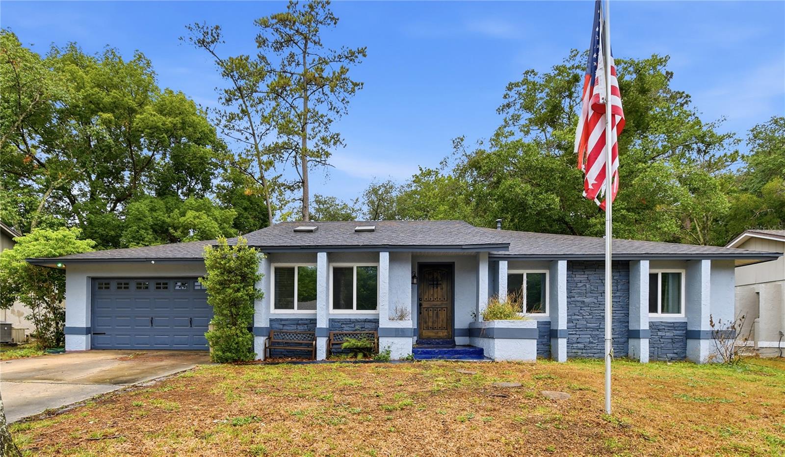 Welcome to this versatile and beautifully updated 4-bedroom, 3-bathroom home offering both comfort and opportunity. From the moment you step inside, you’re greeted by a warm, inviting atmosphere that instantly feels like home. The rich vinyl flooring stretches seamlessly throughout, adding both elegance and durability, while the light-colored walls reflect natural light to create a bright, airy space that feels open yet cozy. The heart of the home is a stunning kitchen equipped with newer appliances, including a brand-new refrigerator, making it perfect for everyday living and entertaining. Both the guest and primary bathrooms have been tastefully updated, adding a fresh and contemporary feel. One of the standout features of this property is its flexible layout. The Florida room and back bedroom have been thoughtfully converted into a secondary living space, ideal for generating supplemental income, accommodating guests, or creating a private in-law suite. This area can also be easily reintegrated into the main home if desired. Additional highlights include a HVAC system installed in 2020, providing peace of mind and energy efficiency. Whether you're looking for a primary residence with income potential or a spacious home with adaptable living areas, this property offers incredible value and flexibility.