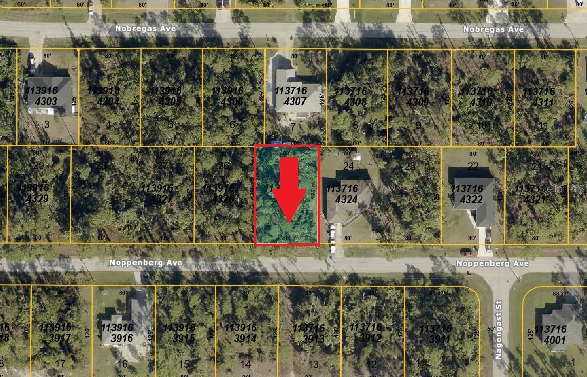 Vacant lot available in a quiet residential area of North Port, just a few miles from the new INPS K–12 campus, making this location especially appealing for those seeking convenient access to quality education. This property presents an excellent opportunity to build a custom home in one of Southwest Florida’s fastest-growing cities. The neighborhood features a blend of new construction and established homes, with no HOA or deed restrictions, offering flexibility and freedom for homeowners and investors alike. Conveniently located near major roadways, shopping, dining, and everyday conveniences, and just a short drive to Warm Mineral Springs, known for its unique natural mineral waters. Whether you're ready to build now or invest for the future, this is a strong opportunity in a growing and desirable area.