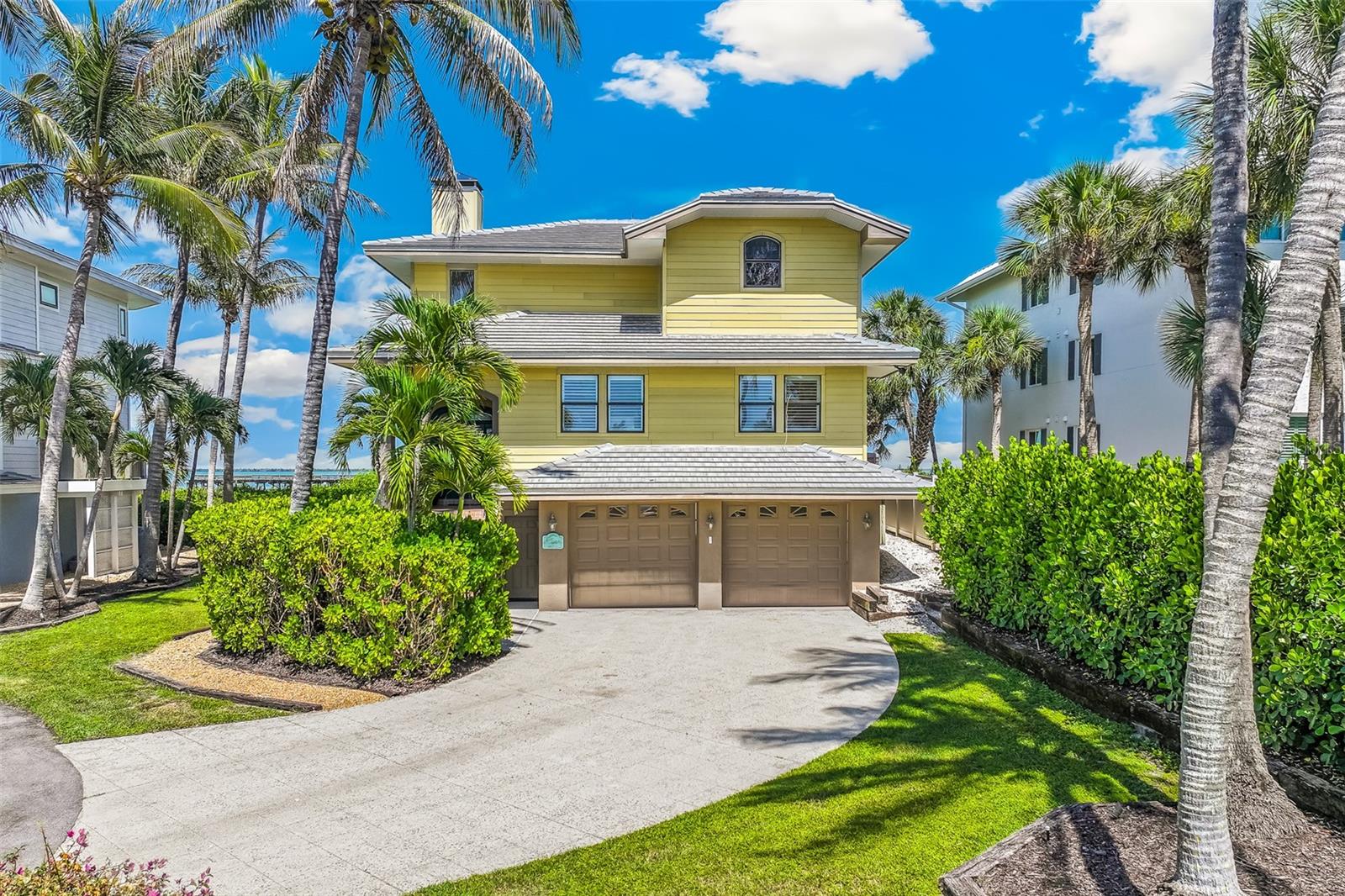 Experience exceptional waterfront living at 16776 Grande Quay Drive, Boca Grande, FL 33921, nestled within a quiet, gated waterfront community with 24-hour surveillance. Situated on the largest homesite in the community, this residence captures breathtaking 180-degree views of the Gasparilla Sound. With direct boating access to the Gulf, this elegant coastal residence blends luxury, comfort, and the ultimate island lifestyle.
Designed with both everyday living and entertaining in mind, the home features soaring ceilings that fill the interior with natural light, an updated chef's kitchen showcasing quartz countertops and premium Bosch appliances. A cozy fireplace adds warmth and character to the spacious living area, while pre-wiring throughout the home provides a seamless foundation for a whole-home audio & video system.
Recent improvements include a 2023 adobe tile roof, partial impact-rated windows, and hardiplank siding waiting for your choice of color (and association approval). A private elevator services all levels, and the home is outfitted with a fire suppression system and central vacuum. Outdoor living is equally impressive, featuring a spa pool, an outdoor kitchen, and spaces designed to capture the spectacular waterfront views. The oversized four car garage includes a mini-split air conditioning system, making it ideal for climate-controlled storage, hobbies, or a workshop.
For boating enthusiasts, the property includes a deep water privately gated boat slip (Slip M) complete with a lift, providing effortless access to world-class fishing, cruising, and the pristine waters of Gasparilla Sound and the Gulf.
This remarkable waterfront residence offers an exceptional combination of refined finishes, thoughtful updates, and unparalleled boating amenities in one of Boca Grande's most desirable waterfront communities.