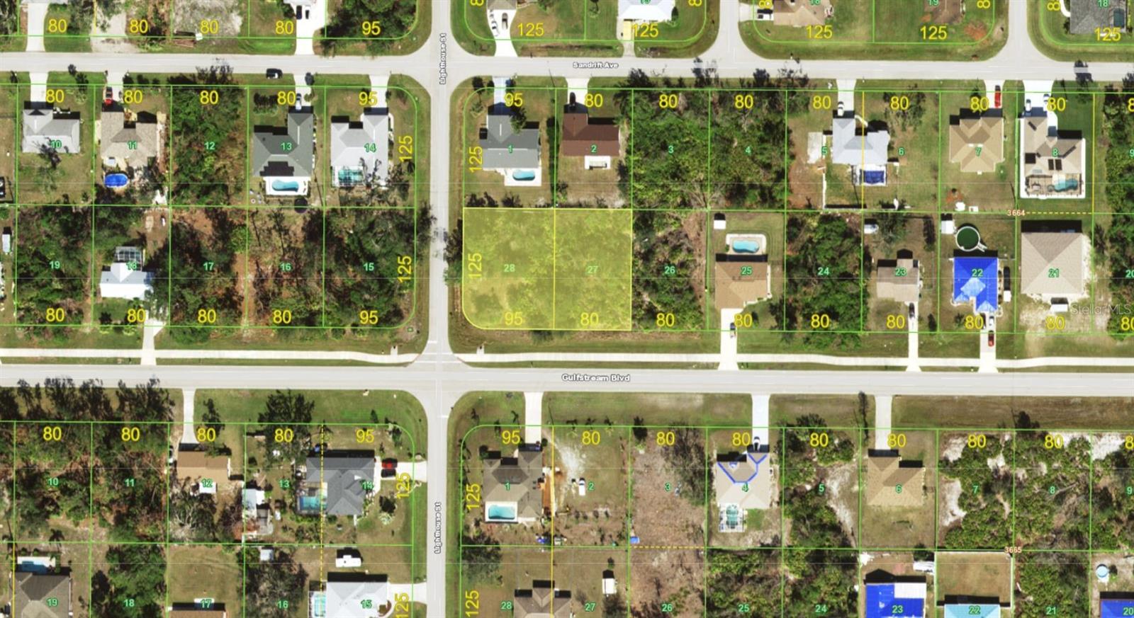 Rare opportunity to own two side-by-side lots being sold together in the growing Gulfstream Blvd area of Englewood, Florida! This oversized corner property offers excellent flexibility for building, investment, or future development. Currently deeded as one parcel but potentially able to be separated, the property provides multiple possibilities for buyers looking to maximize value and space.

Located on paved roads with sidewalks already in place along Gulfstream Blvd, this property offers a convenient setting surrounded by newer homes and ongoing development. The lots feature a beautiful natural Florida landscape with mature trees and plenty of room to design your ideal home, detached garage, pool, or additional outdoor living space.

Enjoy a prime location close to beaches, golf courses, shopping, restaurants, parks, boat ramps, and world-class fishing. Just a short drive to Englewood Beach, Boca Grande, and the many outdoor attractions Southwest Florida is known for. Whether you're looking to build now or invest for the future, this double-lot property offers outstanding potential in a rapidly growing area.