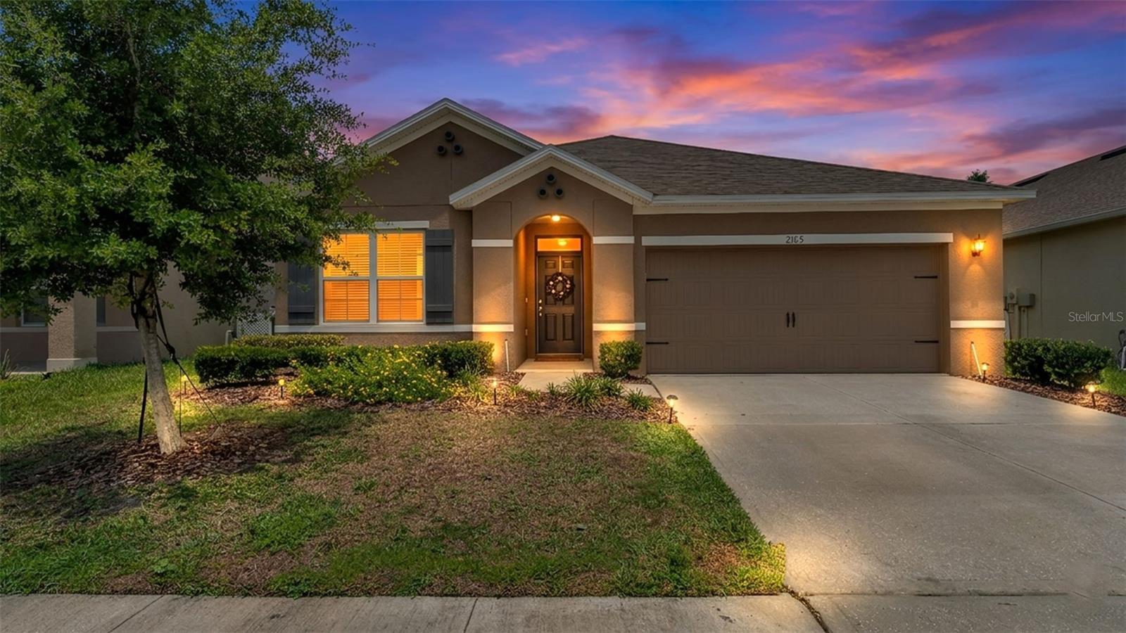 Welcome home! This property ticks all the boxes. It feels like home from the moment you walk in. This beautifully maintained D.R.Horton Aria is one of their most popular floor plans, and its easy to see why. 3 bedrooms, 2 bathrooms, a 2 car garage, and a thoughful split floorplan gives families everything they need. Step out to the private rear lanai, and you're looking out over peaceful woodland with no rear neighbors in sight-an ideal spot for a relaxing morning coffee break. Built in 2018 and lovingly cared for ever since, with easy access to shopping, schools, and enterainment. Some homes you view. This one you'll want to keep.
