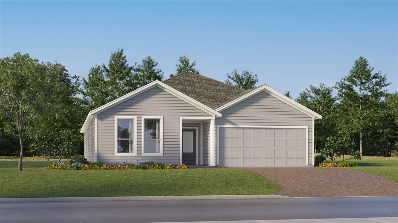 Under Construction. Check out this amazing new single-story Next Gen®! The McCartney features a private suite with its own entrance, living area, kitchenette, bedroom, bathroom and laundry, perfect for multigenerational households. The main home is host to an inviting open-concept layout with easy access to a covered patio for seamless indoor-outdoor living. Two secondary bedrooms are located off the foyer, and a lavish owner’s suite is tucked into a private rear corner, complete with a full bathroom and walk-in closet. Each home comes with Lennar’s Everything’s Included® promise, which includes new appliances as well as quartz countertops, blinds, and more in the price of your home. Wellness Ridge is one of the most modern and anticipated new communities. R19 insulation is used to provide a quiet, comfortable and highly energy efficient home. LP Siding provides durability and impact resistance for your beautiful Florida home. Welcome to Wellness Ridge the community that was designed to provide a Healthy & Active Lifestyle!! Community Features include: Sports Courts, Clubhouse, Fitness Center, Conservation Areas, Playground, Resort Style Swimming Pool and Multi-Use Trails. This beautiful home is very close to Lake Louisa State Park. Clermont is one of the fastest-growing cities in Central Florida. Strategically located close to Orlando and theme parks, it is known for its picturesque hills and pristine lakes. Schedule your appointment today!