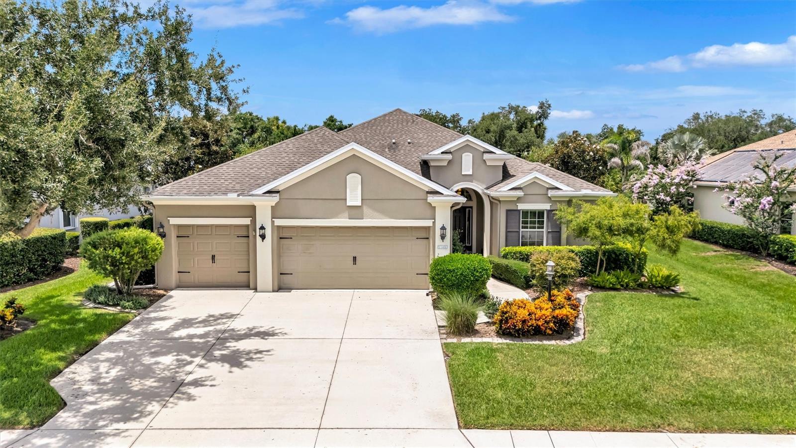 Meticulously maintained and thoughtfully updated, this 4-bedroom, 3-bath home with a 3-car garage is move-in ready and designed for both everyday living and entertaining. Situated on an oversized, fully fenced preserve homesite in Rivers Reach, this property offers the perfect combination of comfort, privacy, and outdoor enjoyment.
The backyard is truly a standout, featuring a beautiful oversized pool completed in 2023 with a screened cage, energy-efficient heat pump, variable-speed pump, and an expansive screened paver lanai with approximately 400 square feet of additional lounge space. Iideal for relaxing or hosting family and friends.

Inside, you’ll find numerous recent updates, including a new high-efficiency HVAC system (2025), new washer, dryer, refrigerator, and microwave (2025–2026), impact-rated French doors leading to the lanai, updated flooring, and custom built-in closet shelving in the primary suite. Reclaimed water irrigation.
With its spacious floor plan, extensive updates, oversized outdoor living area, and pride of ownership throughout, this exceptional Rivers Reach home is ready for its next owners to enjoy.