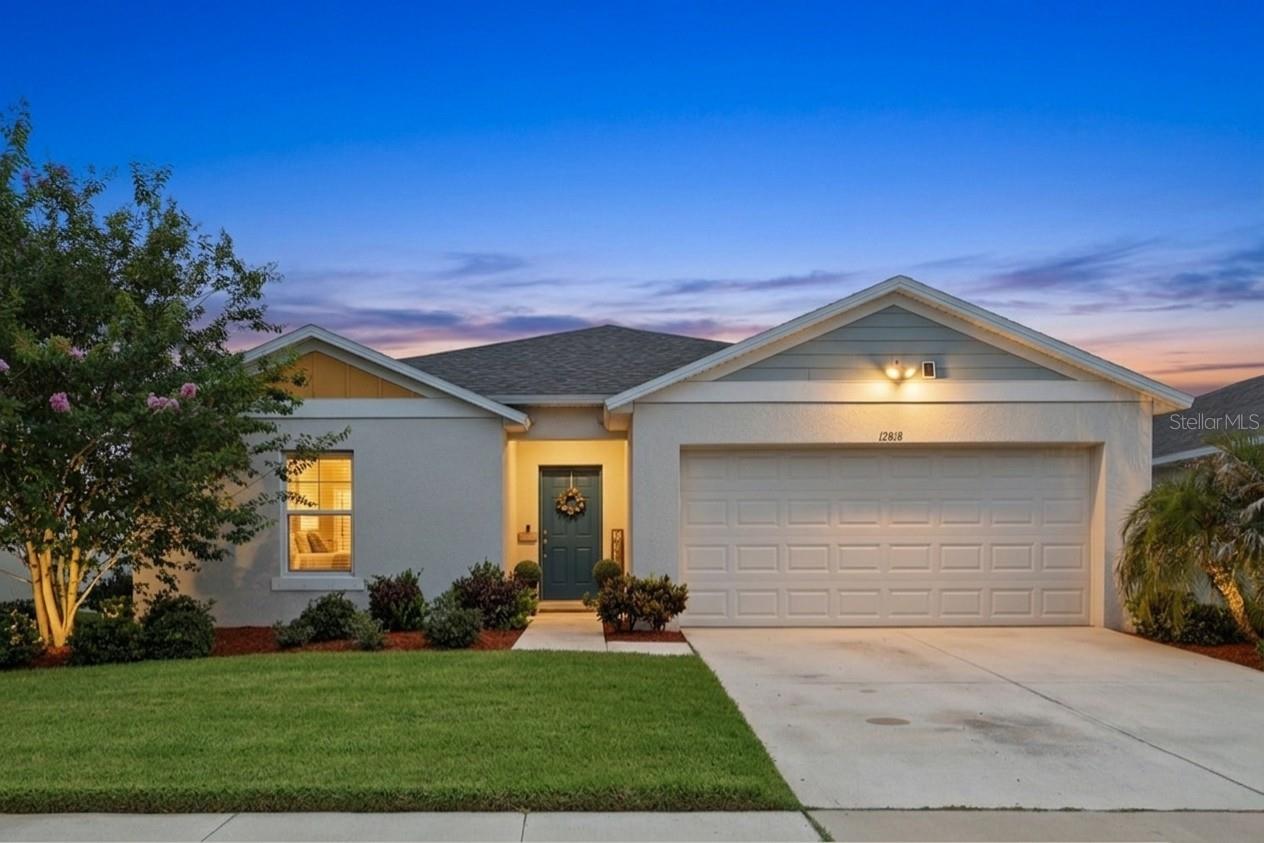 Welcome home to 12818 Bent Twig Drive, a charming and modern single-story home nestled in the desirable Triple Creek community of Riverview. Built in 2020, this thoughtfully designed residence offers 3 bedrooms, 2 bathrooms, a 2-car garage, and 1,424 square feet of comfortable living space, all set on a generous 6,098 square foot lot.

From the moment you enter, the open layout creates a welcoming feel that makes everyday living and entertaining easy. The kitchen is the heart of the home, featuring quartz countertops, stainless steel appliances, and a breakfast bar that invites connection over morning coffee, casual meals, or evening conversation. LVT, luxury vinyl tile flooring in the main living areas adds both style, and durability, while high-end tile flooring brings warmth and character throughout the home.The primary suite offers a peaceful retreat with double vanities and a spacious walk-in closet, giving you the comfort and convenience you deserve. Additional features include a water filtration system, ceiling fans in most rooms, a wine cooler, blinds, and appliances that will stay with the home, making your move even easier.

Out back, you’ll find a fully fenced yard that’s perfect for pets, play, or relaxing outdoors after a long day. A swing set is already in place for the little ones, adding to the home’s family-friendly appeal. Whether you’re hosting friends or enjoying a quiet evening at home, this backyard is ready for it all.

Living in Triple Creek means enjoying a community that offers more than just a home. Residents have access to a resort-style pool, pickleball courts, and volleyball amenities, all while staying conveniently close to Tampa, St. Petersburg, shopping, dining, and everyday essentials. This is a place where comfort, convenience, and community truly come together. *** SHOWING BY APPOINTMENT ONLY, TEXT OR CALL (954) 536-9292 ***