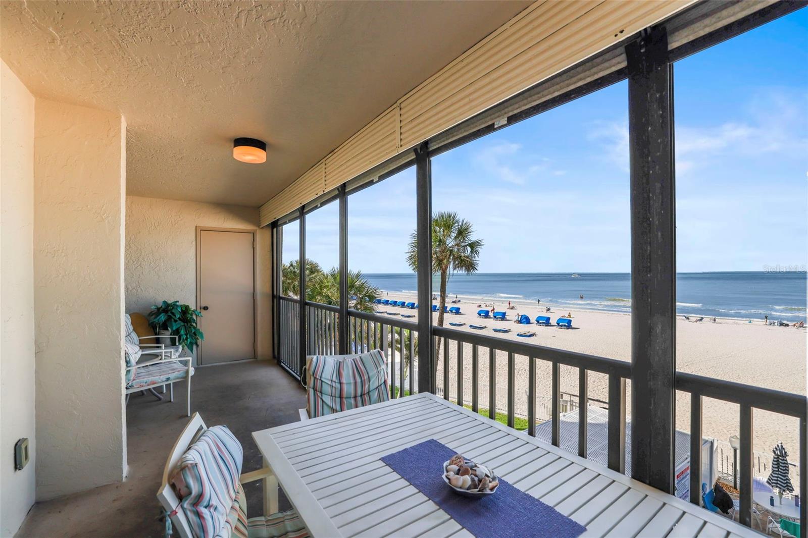 Turnkey Gulf-front investment opportunity in the highly desirable Indian Shores area! This remodeled 3-bedroom, 2-bath condo is located in a popular short-term rental complex allowing 7-day minimum rentals, making it an ideal income-producing property. The unit features a kitchen with granite countertops, and full-size appliances, along with an open floor plan designed to maximize guest comfort. Additional upgrades include hurricane shutters and an in-unit washer and dryer. The primary suite offers direct balcony access, a king bed, and a private ensuite bath. Guests will appreciate the spacious additional bedrooms and multiple sleeping arrangements. Amenities include:
Heated beachfront pool & hot tub, Direct beach access, Assigned parking, BBQ grilling area.  With strong rental appeal, prime beachfront location, and proximity to local dining and attractions, this is a rare opportunity to own a high-performing vacation rental on Florida’s Gulf Coast. Seller financing could be an option.