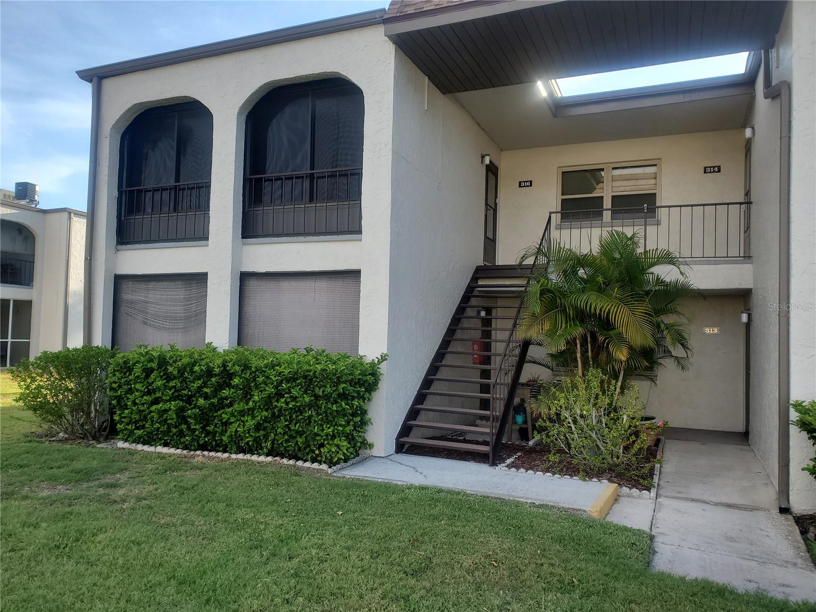 Jf you have been looking for a true 3 Bedroom, 2 Bath condo look no further.  There are only 42 condos with this floor plan in the community.The heated square footage is 1100 square feet and does not include the very large enclosed porch.  If yoU work from home and need an office that you can close the door and work then this is for you. A complete new HVAC System was recently installed.  The condo is an end unit and has a window in the kitchen for natural light.  The living room has a complete wall of glass sliding doors opening to the large porch area.  Your parking space is directly in front of your condo.  The community boasts 2 Solar heated Pools, 3 Laundry facilities, Pickleball and Tennis courts. There is a beautiful Clubhouse for activities and may be rented by you for private parties.  The grounds are very well maintained.  Lawn service is done on a weekly basis. The community has a full time maintenance person on site Monday through Friday and a full time management company and clerk on site Monday through Friday.  Your Monthly Condo Fee is $599. per month that includes all services including cable and internet. The only bill you are responsible for is your personal electric bill which you receive.  The location is awesome being very close to two Public Golf Courses, Lake Seminole Park, lots of Shopping, Dining, Medical Facilities and of course miles of the sparkling Beaches on the Gulf.  For air travel its just a short drive to St.Pete Clearwater Airport and Tampa International Airport.  Take a drive over the Sunshine Skyway Bridge and enjoy the Sarasota area.  Take the Howard Franklin Bridge and explore all that Tampa has to offer.  if you like sports it is all here for you to enjoy-Spring Training the NFL the Bucs and MLB the Rays. Come for the Winter Season or come call this area home.  Reach out and let’s take a look!
