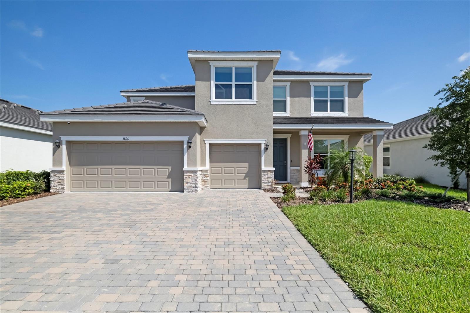 Why wait to build when you can own a highly sought-after Emerald Series Jordyn model that is no longer offered by the builder? This beautifully upgraded home features 4 bedrooms, 3.5 bathrooms, a dedicated den, and a thoughtfully designed layout perfect for today's lifestyle.

The first floor offers a convenient guest bedroom, a private den ideal for a home office, and an open-concept living space highlighted by a stunning custom feature wall with built-in cabinetry. The spacious kitchen is designed for both everyday living and entertaining, featuring abundant cabinet space, a large walk-in pantry, an oversized island, and a bright breakfast area.

Step outside to enjoy the expansive, fully fenced backyard with plenty of room to relax, entertain, or add a future pool.

Upstairs, every bedroom showcases its own custom accent wall, adding warmth and designer character throughout. Additional upgrades include custom shutters on the first level and a spacious 3-car garage with a durable epoxy floor.

With designer finishes, functional living spaces, and a floor plan that's no longer available from the builder, this exceptional home is a rare opportunity you won't want to miss.
