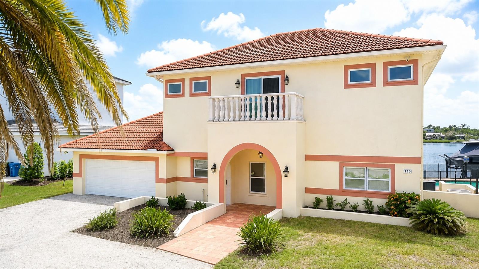 Welcome to your own private slice of paradise, tucked at the end of a quiet cul-de-sac where every day feels like a vacation. This spectacular 6-bedroom waterfront retreat sits gracefully along the shimmering Intracoastal Waterway, offering front-row seats to breathtaking sunrises and endless water views from nearly every room. Wake up to golden light pouring through expansive windows, sip your morning coffee on the your private deck, and watch the boats glide by as dolphins occasionally make a surprise appearance. Outside, the fun continues in your personal resort-style oasis—featuring a sparkling swimming pool, soothing spa, and a wide-open deck made for lounging, entertaining, and unforgettable sunset gatherings. For boating enthusiasts, the possibilities are endless. Design your dream dock and set sail anytime with direct access to the Gulf of America via the nearby Venice Jetty—no fixed bridges, no limits, just open water adventures waiting for you. Inside, the home blends comfort and style with a stunning custom kitchen equipped with modern appliances, perfect for preparing fresh coastal meals after a day on the water or at the beach. And speaking of the beach—this home offers something truly special. With deeded private beach access just steps away, your toes can be in the sand in seconds. No car, no hassle—just cross the street and enjoy the gentle waves, salty breeze, and picture-perfect sunsets that make every evening feel magical. Located just one mile from Nokomis Beach, this incredible property is more than a home—it’s a lifestyle. Whether you're hosting, relaxing, or exploring, this waterfront escape delivers the ultimate blend of luxury, fun, and coastal charm.
