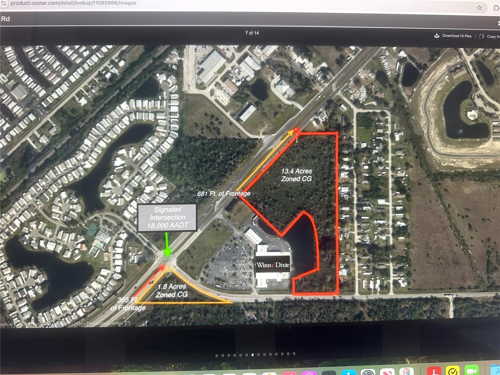 13.53 Acres (MOL)  -  9.58 Acres of Multi-Family plus 3.95 acres of Commercial Land
Municipal Water and Sewer hookups are available from Duncan Rd
680’ of frontage on Duncan Rd zoned CG - 390’ of frontage on Bermont Rd zoned RMF-12
Zoning:  Charlotte County RMF 12-Residential Multi Family   and CG-Commercial General which allows for mixed use residential and Retail/Office  
Previously planned for 96 Apartment units with Club House   -  New Whistle Express Car Wash at the intersection of Duncan Road and
Bermont Road and new Auto Service Center
Utilities:    Water/Sewer/Trash: City of Punta Gorda  -  Electric: Florida Power & Light
Property wraps around an existing Winn-Dixie anchored center – Cleveland Market Place
Located in Flood Zone AE and X
Folio Number: 402334452003 Charlotte County
2025 Real Estate Taxes $15,496
ASKING PRICE: $3,400,000.00