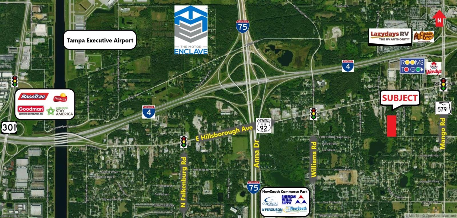 PROPERTY INFORMATION:

• 5.99 AC + Total Infill Site For Sale
• Ideal East Tampa location with easy access to I75, I4 & US 301
• Future Land Use: Residential-9 (9 du/ac)
• Current Zoning: AR (Agriculture Rural)
• Owner will allow time for rezoning or purchase for nice ranchette retreat ~ older manufactured home on the property
• Flood Zone X w/ Southwest corner being Flood Zone A

LOCATION:
• 11308 E Old Hillsborough Ave Tampa, FL 33584
• South of US 92 & just West of County Road 579

PROPOSED USES:
• Multi-Family, Townhomes, Mini-Ranchette