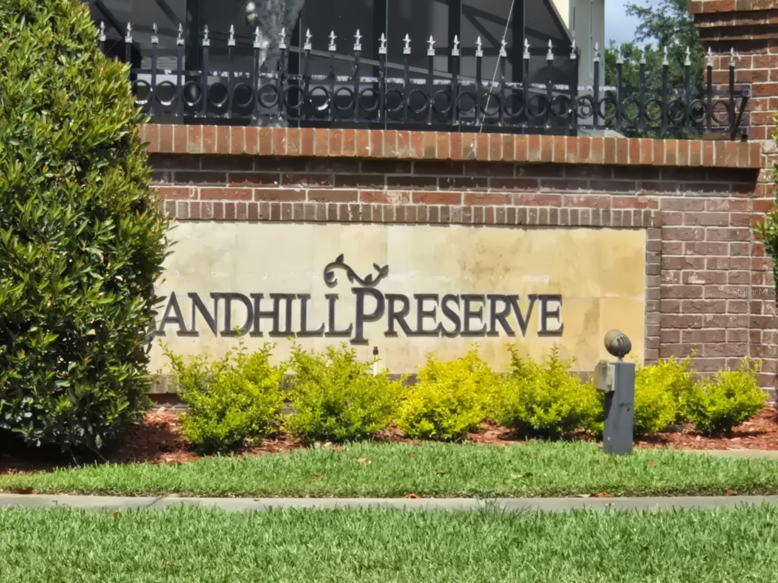 SANDHILL PRESERVE - Residential