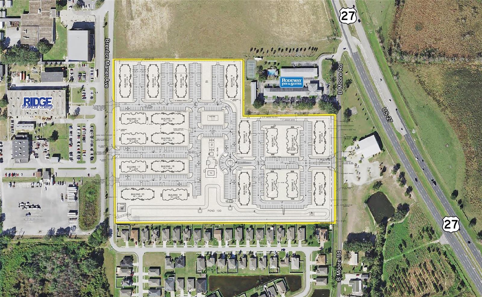 Residential Land Location in Winter Haven, FL. Proposed 368 Units - Residential Multi-Family. Winter Haven is a city in central Florida, known for its canal-linked Chain of Lakes. Several lakes have waterside parks and eateries, as well as boat ramps and water-sports rentals. On Lake Eloise, Legoland Florida Resort includes Cypress Gardens, a 1930s botanical garden, and Lego-brick attractions, rides and a water park. West of the city, Circle B Bar Reserve has forest trails and alligator-inhabited wetlands. Final Engineering approved - All permits done. Just few miles from Supermarkets, Retail, Restaurants Doctors office and more. Excellent Location with easy access to Hwy 27 and I-4