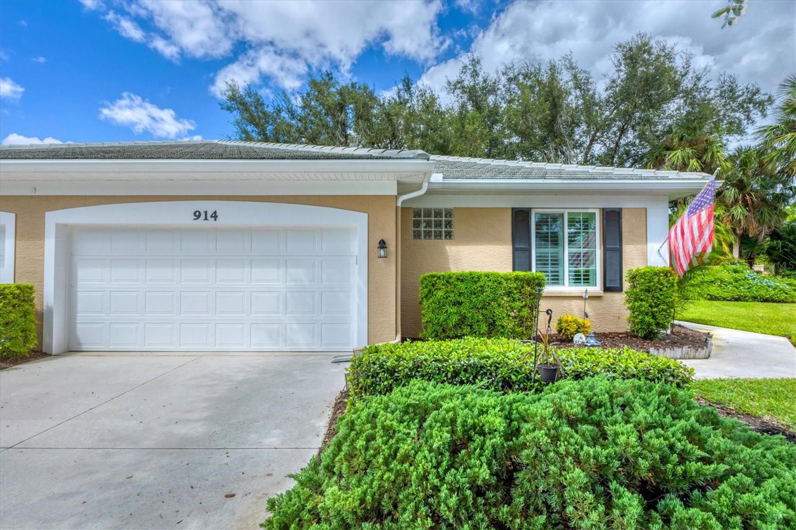 This meticulously maintained and beautifully updated villa offers comfort and style within the desirable St. Andrews Park community of The Plantation Golf & Country Club. A soft, neutral palette sets the tone throughout, complemented by many thoughtful updates and added features that make this home truly move-in ready. All windows are storm- and weather-safe, providing year-round peace of mind. Inside, you’ll find all-tile flooring for elegance and easy maintenance, enhanced by crown molding and quartz countertops throughout. Updated fixtures, vanities, and lighting elevate the design, while a new hot water heater installed in 11/2025 adds efficiency and convenience. The open layout flows seamlessly to the extended lanai—where lush palms and mature landscaping create a private, serene setting perfect for relaxing mornings or entertaining guests. With its blend of quality updates, timeless finishes, and a sought-after location, this villa delivers both refined living and lasting value. Schedule your private showing today and discover the lifestyle waiting for you at The Plantation Golf & Country Club!