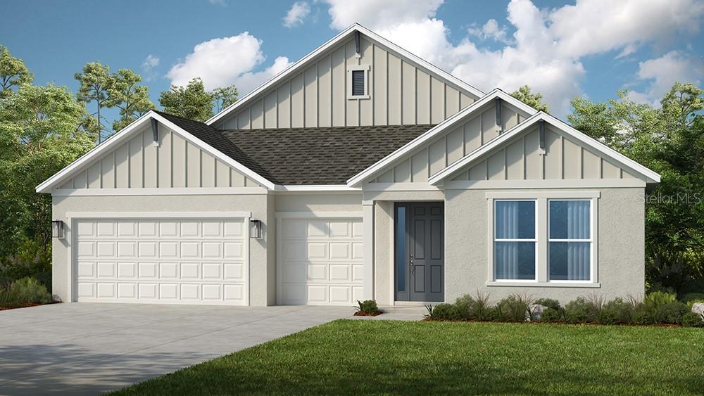 Under Construction. What's Special: Gourmet Kitchen | Corner Lot | Pond View | Close to Trails. New Construction – November Completion! Built by America's Most Trusted Home Builder. Welcome to the Bradley at 10895 Eclipse Street in Cassia at Skye Ranch! Step inside this beautifully designed single-story home where thoughtful spaces and generous room sizes create everyday comfort. Just off the entry, two private bedroom suites with their own bathrooms provide a welcoming retreat for guests or family members. The heart of the home opens into an expansive great room that flows effortlessly into the dining area, a gourmet kitchen with a spacious island, and a covered lanai perfect for gathering. A third bedroom suite, a dedicated study, and a convenient laundry room add flexibility and function, while the secluded primary suite features a spacious walk-in closet and a relaxing bathroom designed for unwinding. A powder room near the garage completes this exceptional layout with comfort in mind. Skye Ranch sits in a prime Sarasota location at Clark and Lorraine Roads, offering a vibrant setting with access to the Skye Ranch K-8 school. The community preserves natural beauty with grand oaks, palms, wetlands, lakes, and native wildlife. Miles of trails connect you to nature, parks, and exceptional on-site amenities. Additional Highlights Include: outdoor kitchen rough-in, study, gourmet kitchen, shower at bath 4, tray ceiling package, impact windows throughout, interior 8' door package, pocket sliding glass door in gathering/great room, pre-plumb for laundry tub, apron front kitchen sink, extra flush mount lighting throughout, 3 pendant lights at kitchen, upgraded quartz countertops, upgraded flooring throughout including luxury vinyl plank, and upgraded cabinets throughout. Virtually staged photos are for representative purposes only. MLS#A4688312