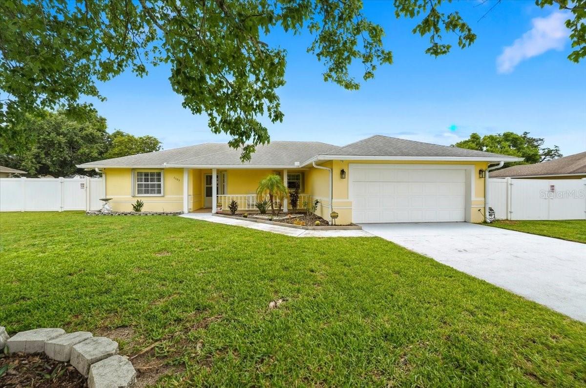 Located in the established community of Clubhouse Lake Estates, this meticulously maintained 3-bedroom, 2-bath screened pool home offers the Florida lifestyle you've been looking for—with no HOA and a spacious 0.36-acre fenced lot. Featuring 1,442 square feet of living space, this truly move-in-ready home offers a desirable split-bedroom floor plan, easy-care flooring throughout with no carpet, no popcorn ceilings, LED lighting throughout, and a functional layout designed for comfortable everyday living.
The kitchen features granite countertops, reverse osmosis water filtration at both the sink and refrigerator, and stainless-steel smart appliances. The primary suite offers dual sinks and a walk-in shower, creating a comfortable private retreat.
The highlight of the property is the stunning backyard oasis completed in 2022, featuring a beautiful saltwater pool with a Pentair chlorine salt system, stone-raised waterfall, dual deck jets, textured concrete pool deck, and an impressive 36' x 56' screened enclosure with a 5-inch super gutter—creating the perfect space for relaxing or entertaining year-round.
Additional valuable features include a 2-car garage, HVAC system 2022, whole-house generator with 2-120 gallon propane tanks, storm shutters, an elaborate 8-camera security system, and a powered storage shed.
Located just minutes from Banana Lake Park, shopping, dining, boating, fishing, and walking trails, this home combines privacy, convenience, and peace of mind. If you're looking for a move-in-ready pool home with a large yard and no HOA restrictions, this one is a must-see!