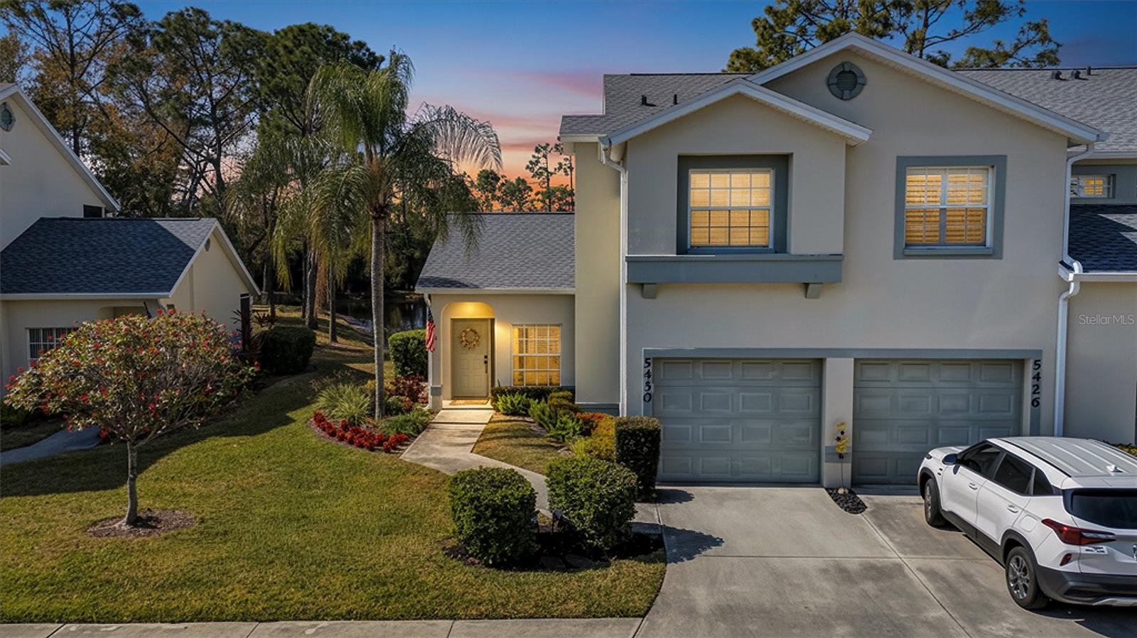 Lowest Price in Plantation Gardens at Tara Golf & Country Club* Incredable Value * Seller Covering 6 months of your Class A Membership * Seller Providing 1 year Home Warranty * Turn-key furnished * Lake Views * 1st Floor * End Unit * New HVAC 2025 * New Water Heater 2023 * Only Owner Occupied * Well Maintained. Pack your bags and enjoy all that this home and Private Golfing Community has to offer from day 1. Prestigious Tara Golf and Country Club is an amenity rich Golfers Paradise. Make this your home and enjoy the benefits that come with your deeded Class A membership which includes, Golfing, easy access to green times on the 18-hole championship golf course which was renovated in 2023, driving range, pro shop, tennis courts, full fitness center & exercise classes, new pickleball facility w/ 5 courts, bocce ball, Large Pool & patio with plenty of tables and loungers, Club House, which is currently being renovated, a restaurant known for its exquisite dining and amazing Sunday Brunch, Large Bar, loads of activities and clubs that will keep your social calendar as full as you like. All of this and NO special assessments for the improvements to owners. Looking to take a quick dip? Enjoy Plantation Gardens residents only heated pool just around the corner, also used as a great place for social gatherings with your neighbors. Enjoy private sunset lake views from your encaged lanai, living room and both bedrooms. Vaulted ceilings in your living and dining room are a rare feature for ground floor units. The spacious master suite is light, bright, and features a large walk-in closet, and beautifully kept ensuite bathroom with oversized dual vanity. Enter your home with the privacy and security the attached garage provides. The garage also features a full-size washer and dryer. Bike or take your Golf Cart to Jiggs Landing for entertainment, boat tours, canoe/kayaking, fishing or for peaceful nature views of ward lake and the surrounding area. Have fun exploring those gorgeous Gulf beaches that are only a hop, skip, and a jump away. Limitless Shopping, Dining & entertainment options are all within minutes of home, Lakewood Ranch and UTC are just a quick drive away. Come experience True Florida Private Country Club living at the area’s best in Value private Golf & Country Club. This isn't just Paradise...... Welcome to Taradise!!